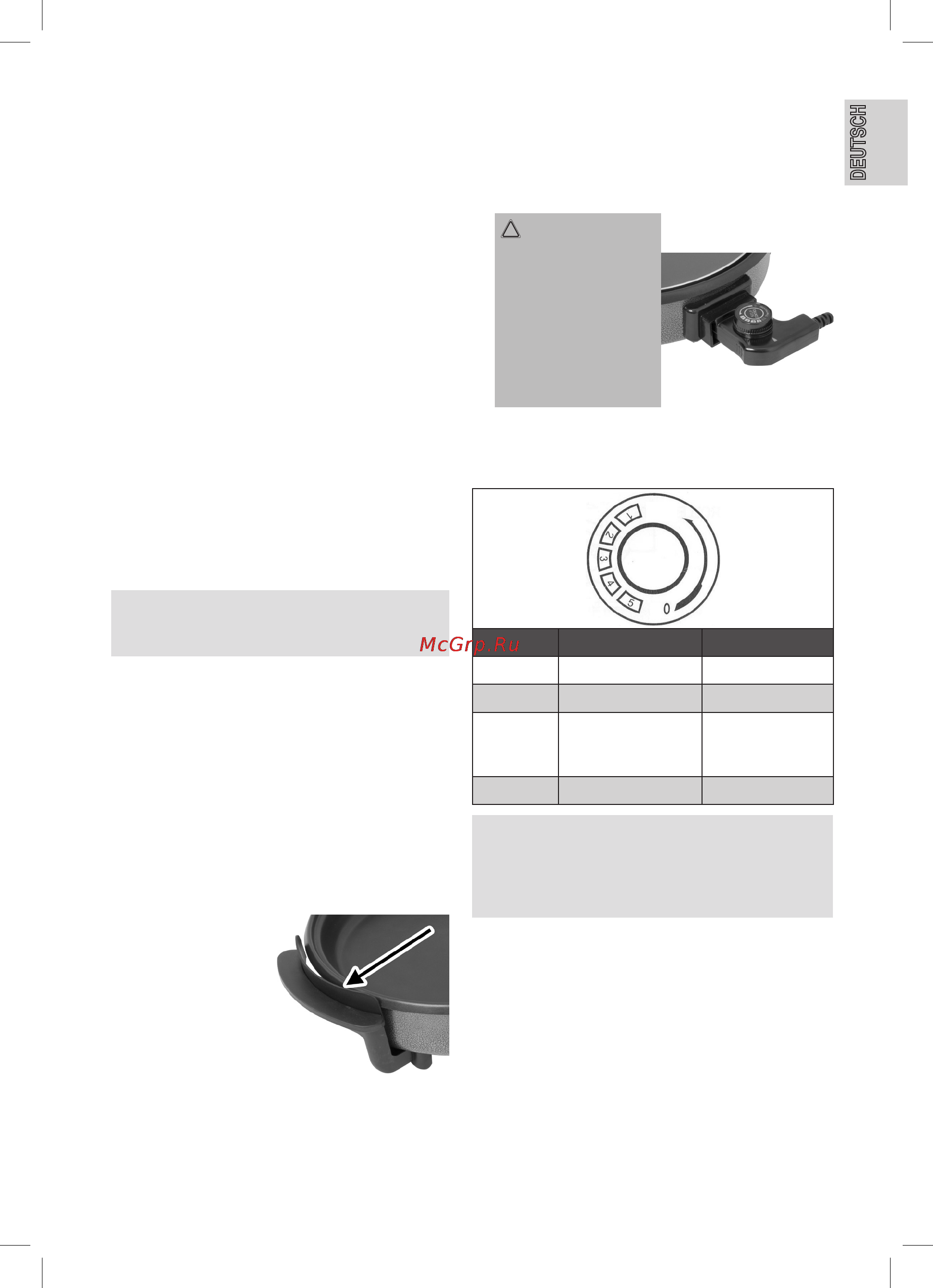 Clatronic PP 3401 C [3/40] Benutzung des gerätes