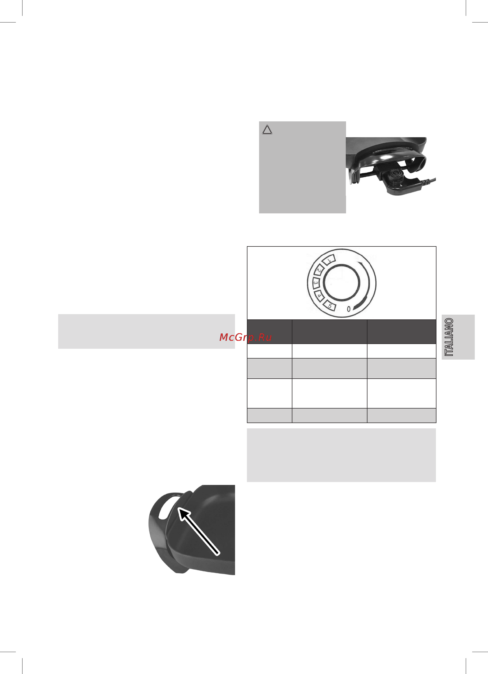 Clatronic PP 3410 [19/40] Avanti la prima messa in funzione