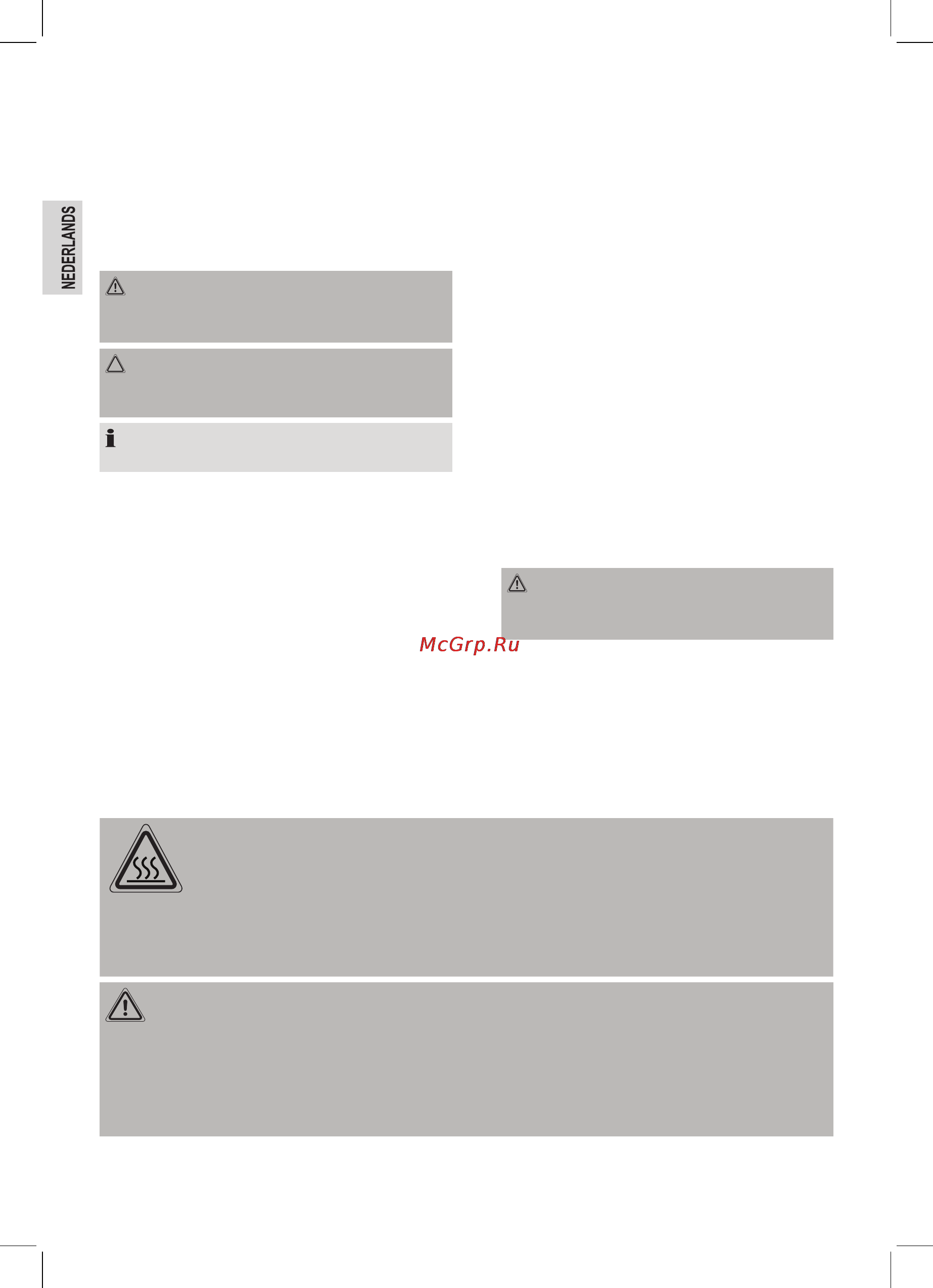 Clatronic EKI 3474 [12/82] Speciale veiligheidsinstructies voor inductiekookplaten