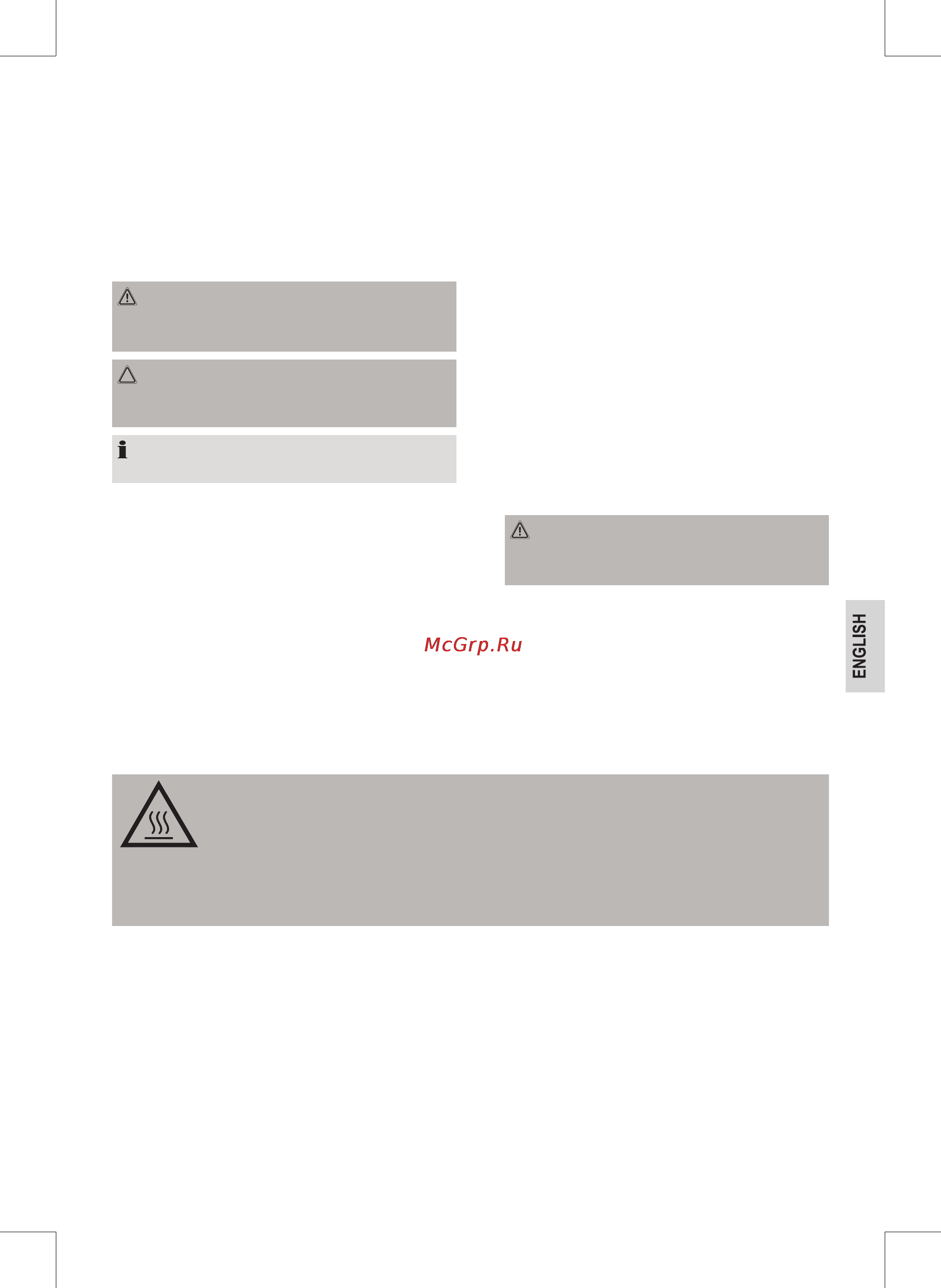 Clatronic DKP 3583 [23/48] Special safety instructions for this device