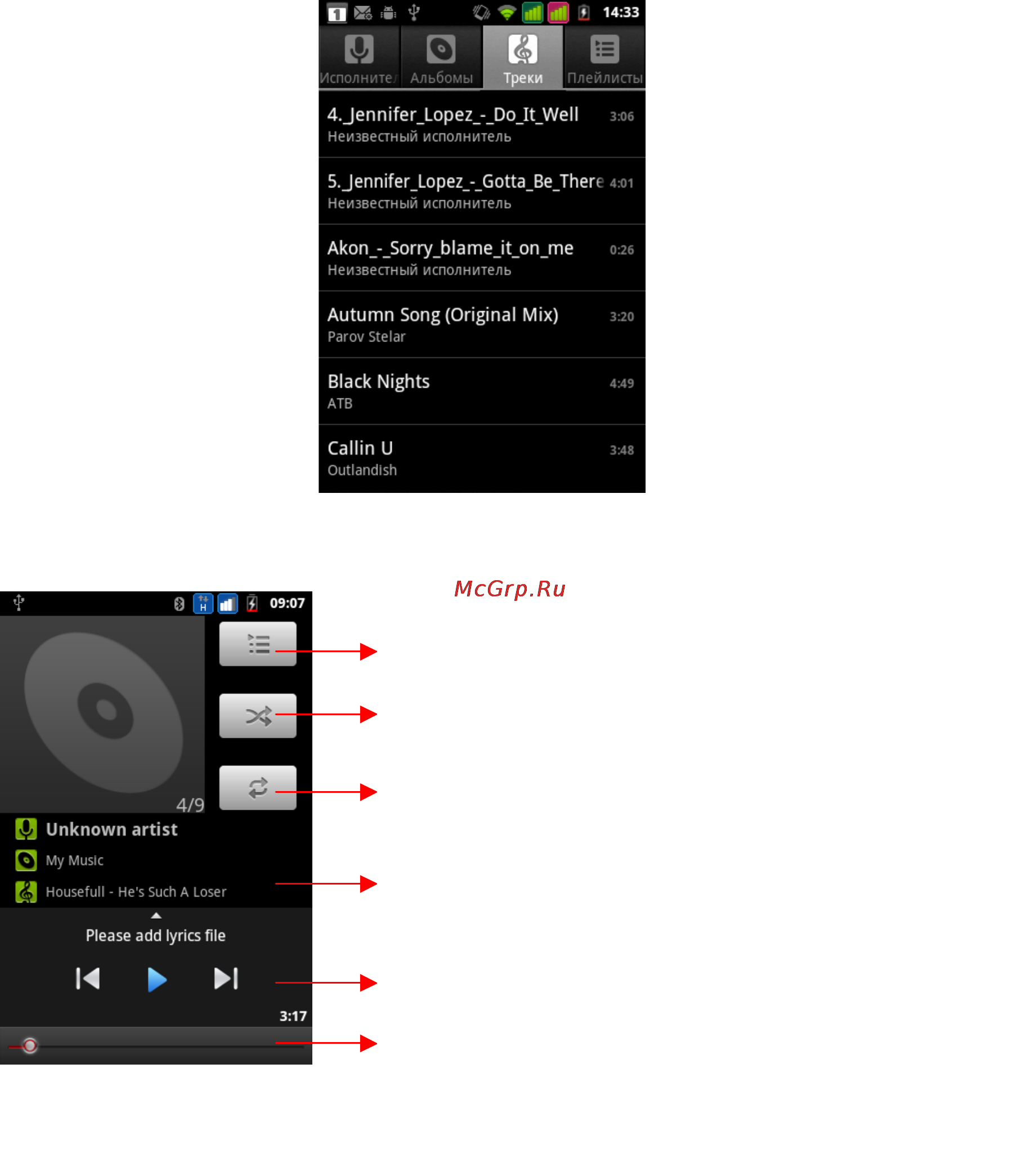 Fly IQ260 BLACKBIRD [49/59] Музыка