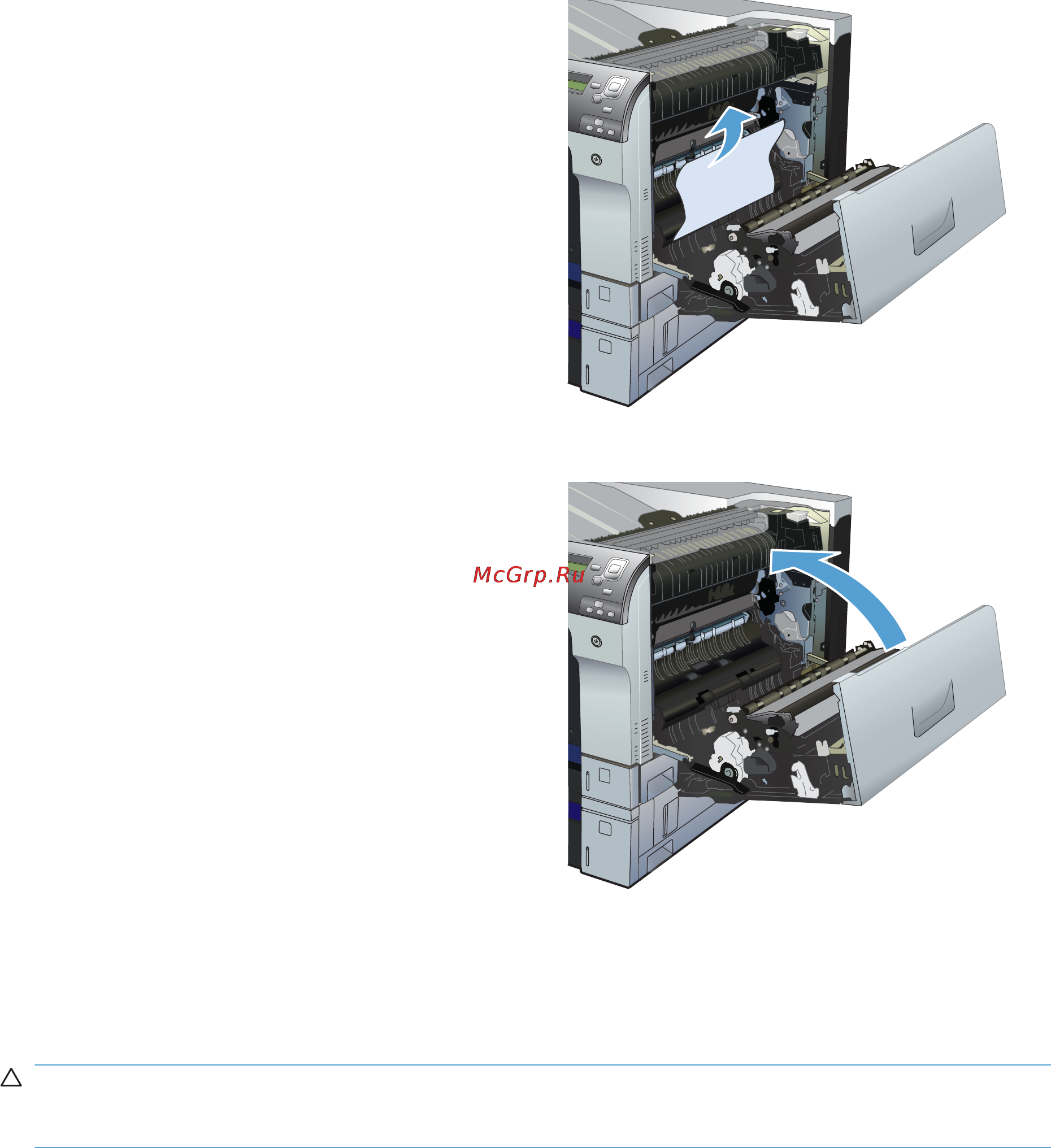 HP LASERJET ENTERPRISE CP5525XH [201/264] Устранение замятий бумаги в лотках 2 и 3 или в дополнительном лотке
