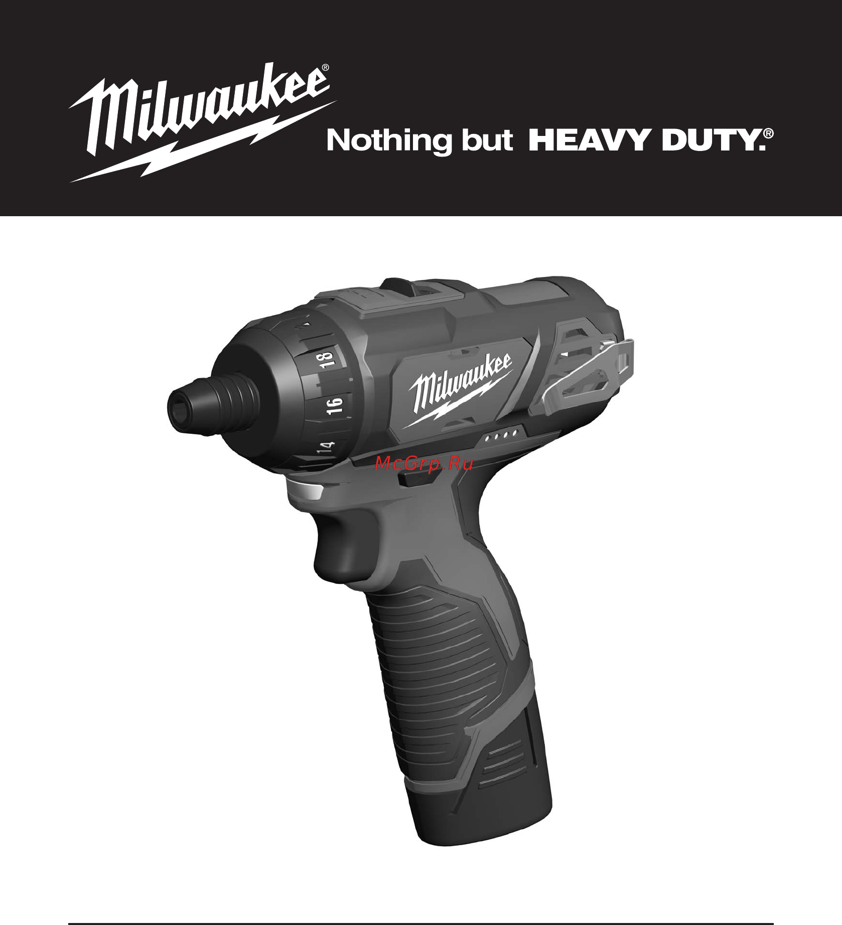 Milwaukee M12 BD Инструкция по эксплуатации онлайн