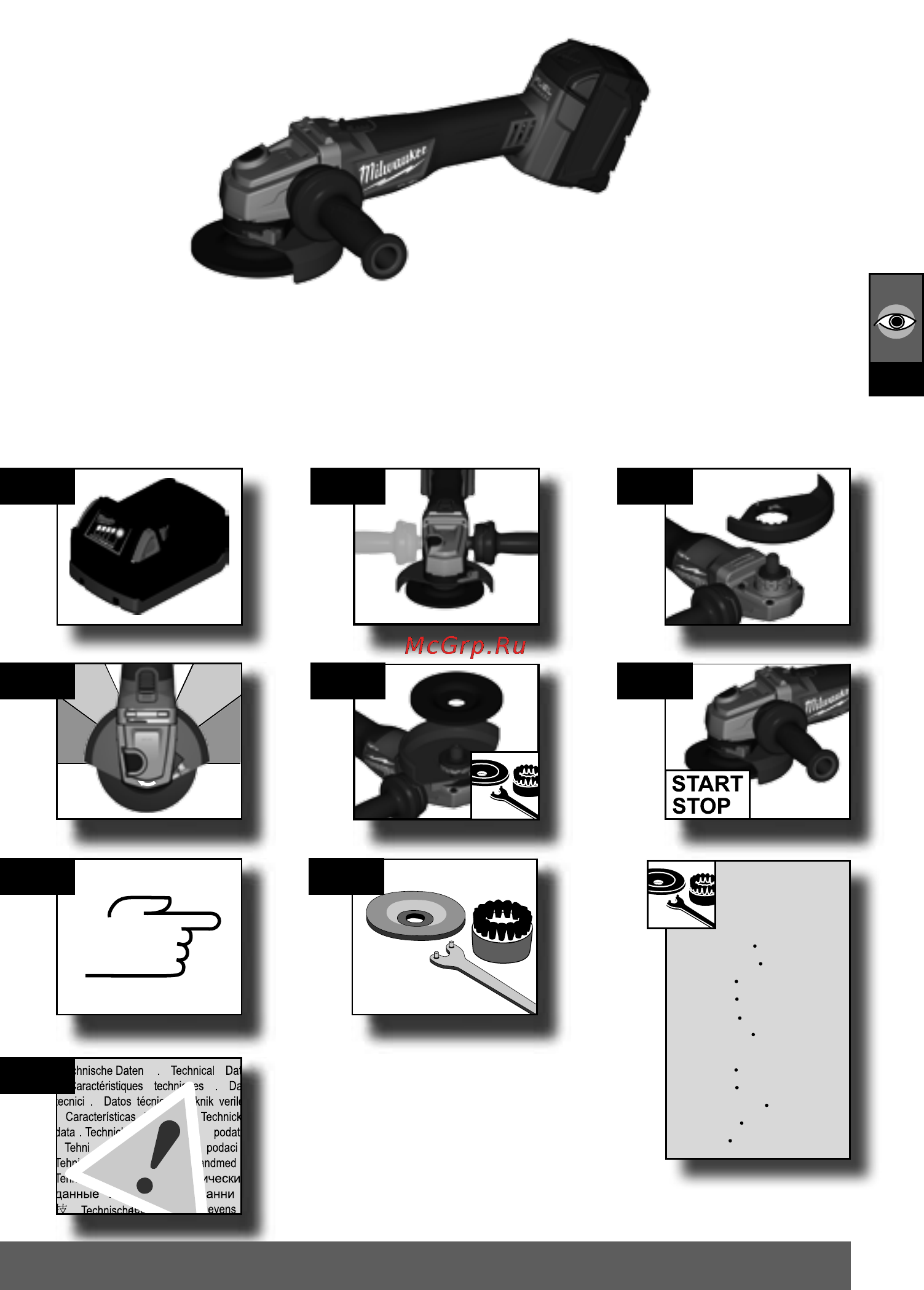 Milwaukee M18 CAG125X [3/134] Accessory zubehör accessoires accessorio