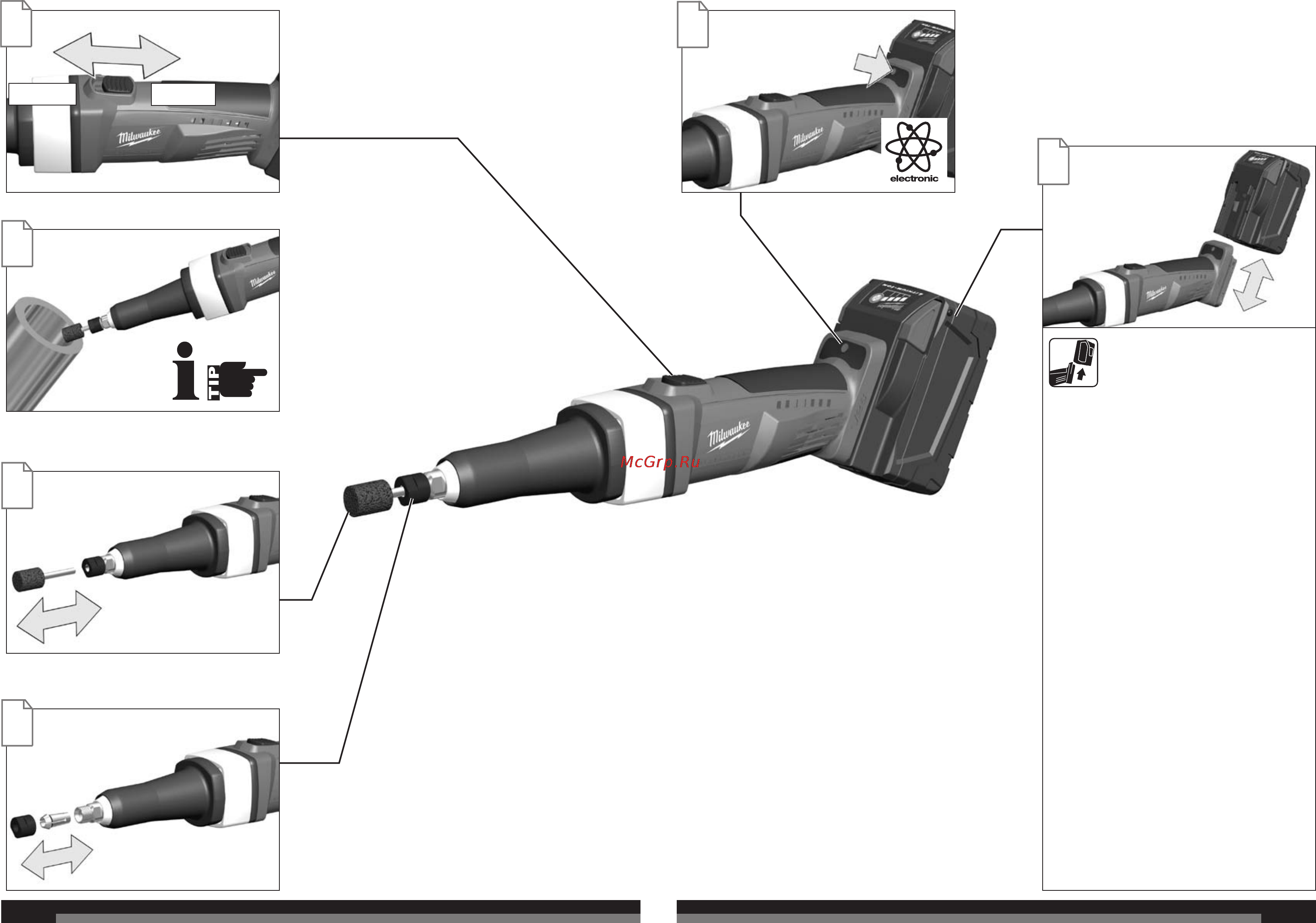 Milwaukee HD28 SG [3/51] Start stop