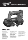 Milwaukee M12 BS Инструкция по эксплуатации