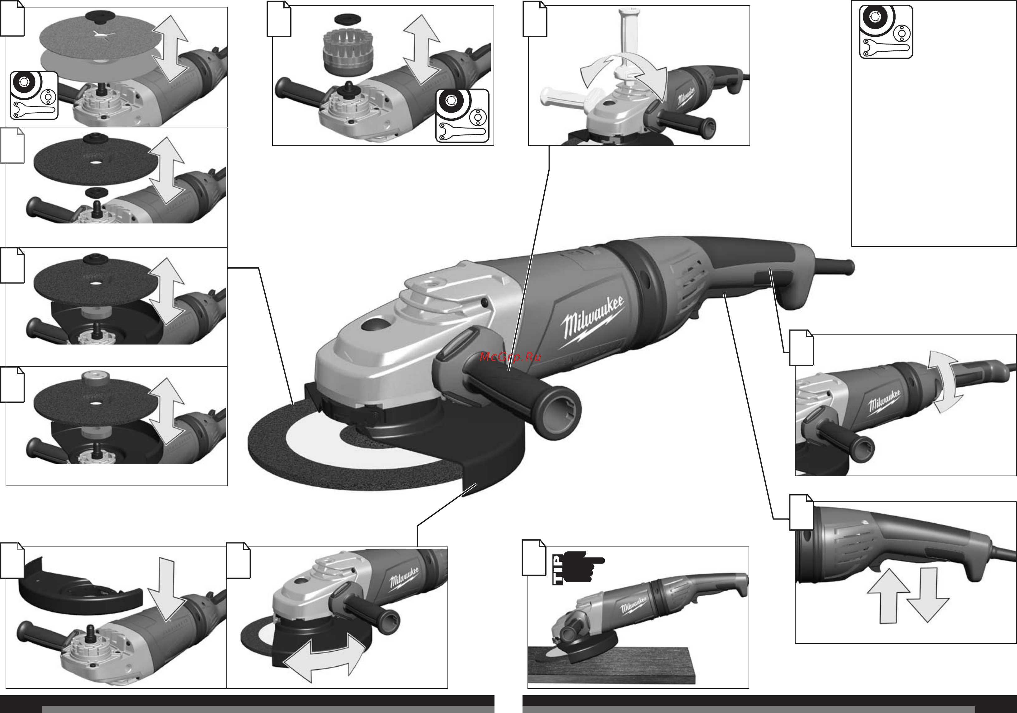 Milwaukee AGV21-230 GE [3/54] Fixtec