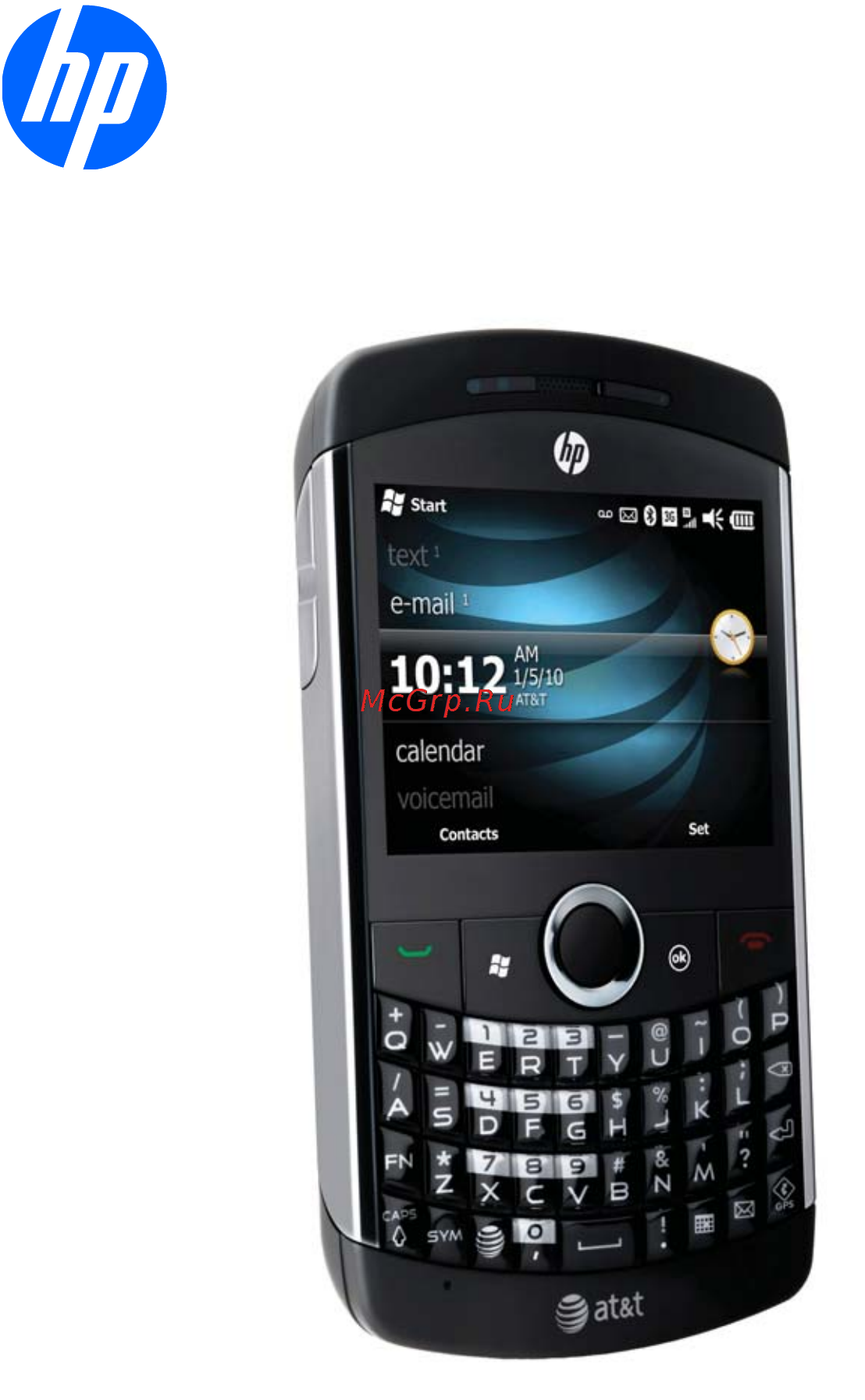 HP iPAQ Glisten-AT&T Инструкция по эксплуатации онлайн