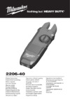 Milwaukee 2206-40 Инструкция по эксплуатации
