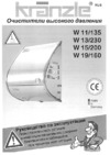 Kranzle W 11/135 Инструкция по эксплуатации