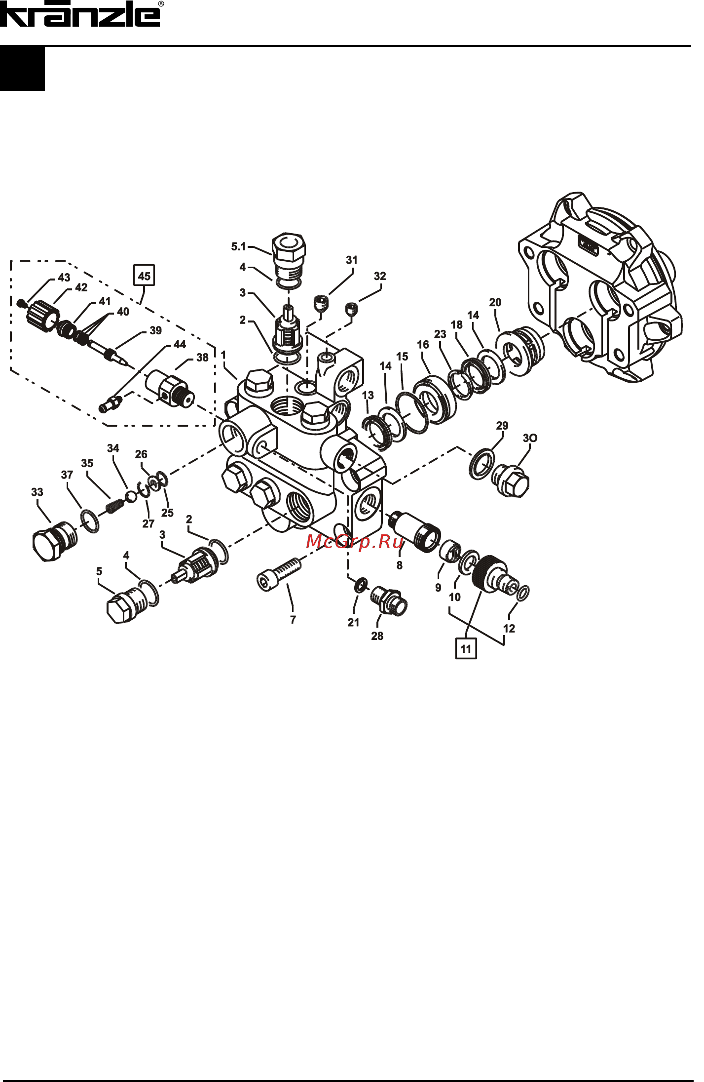 Kranzle Profi 195 TS T [32/44] Спецификация запасных частей фирмы
