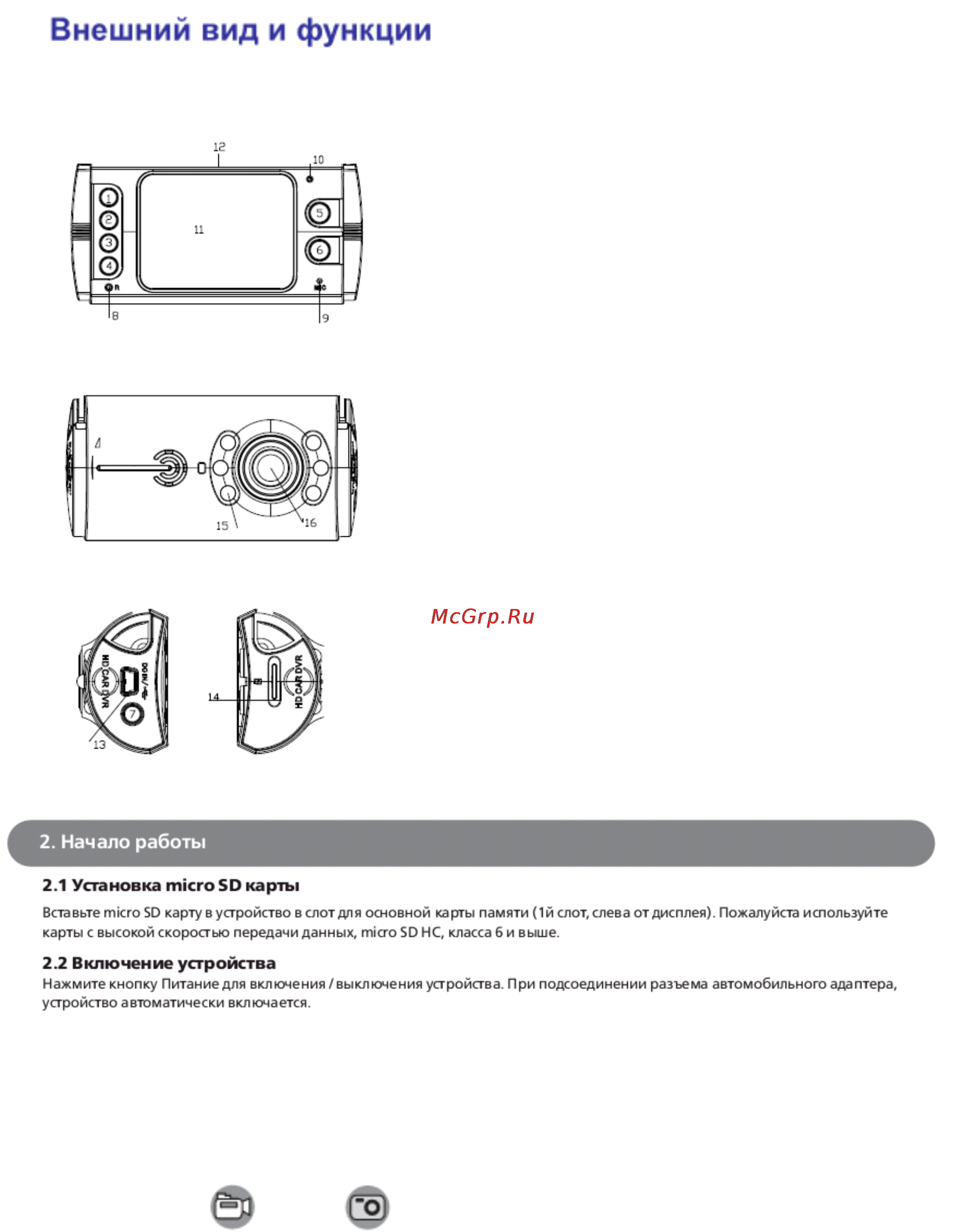 Ritmix AVR-420 Инструкция по эксплуатации онлайн [3/8] 113454