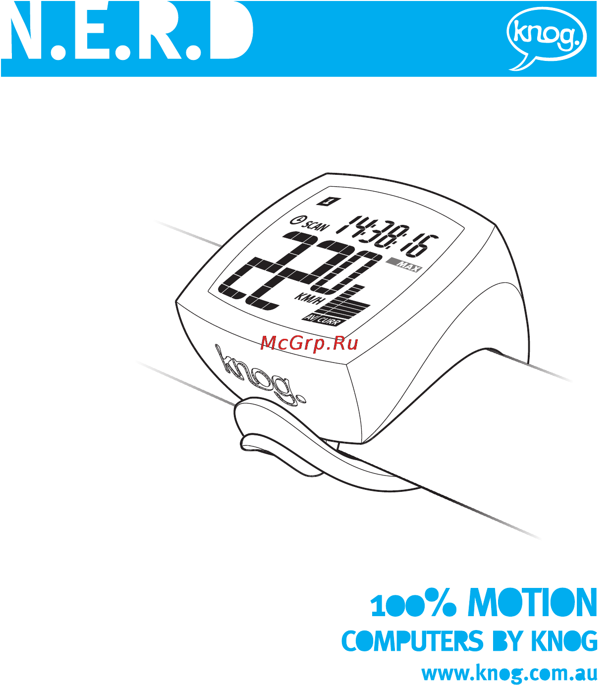 Knog NERD WIRELESS 9 Инструкция по эксплуатации онлайн