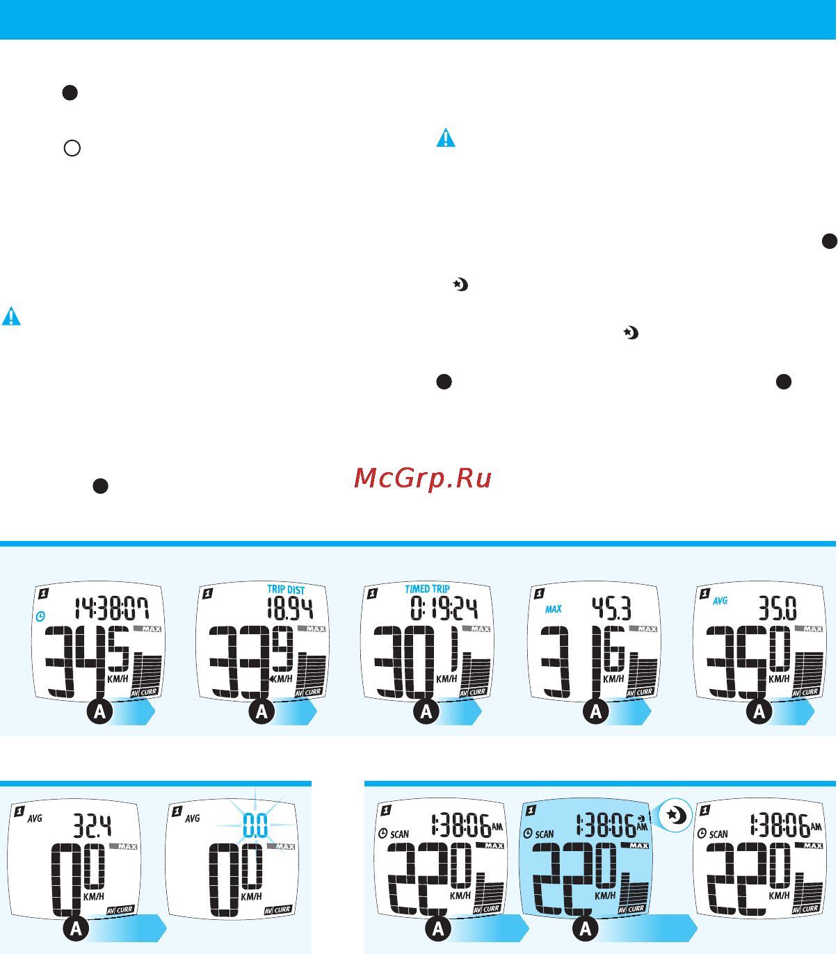 Knog NERD WIRELESS 9 [44/64] Tasti funzione e normali operazioni