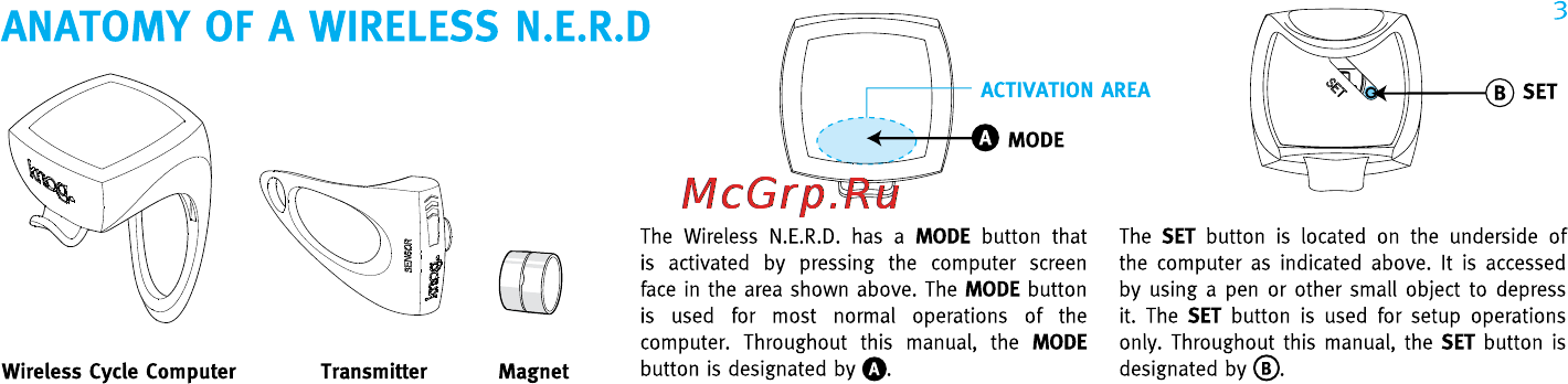 Knog NERD WIRELESS 5 [3/22] Anatomy of a wireless n e r d