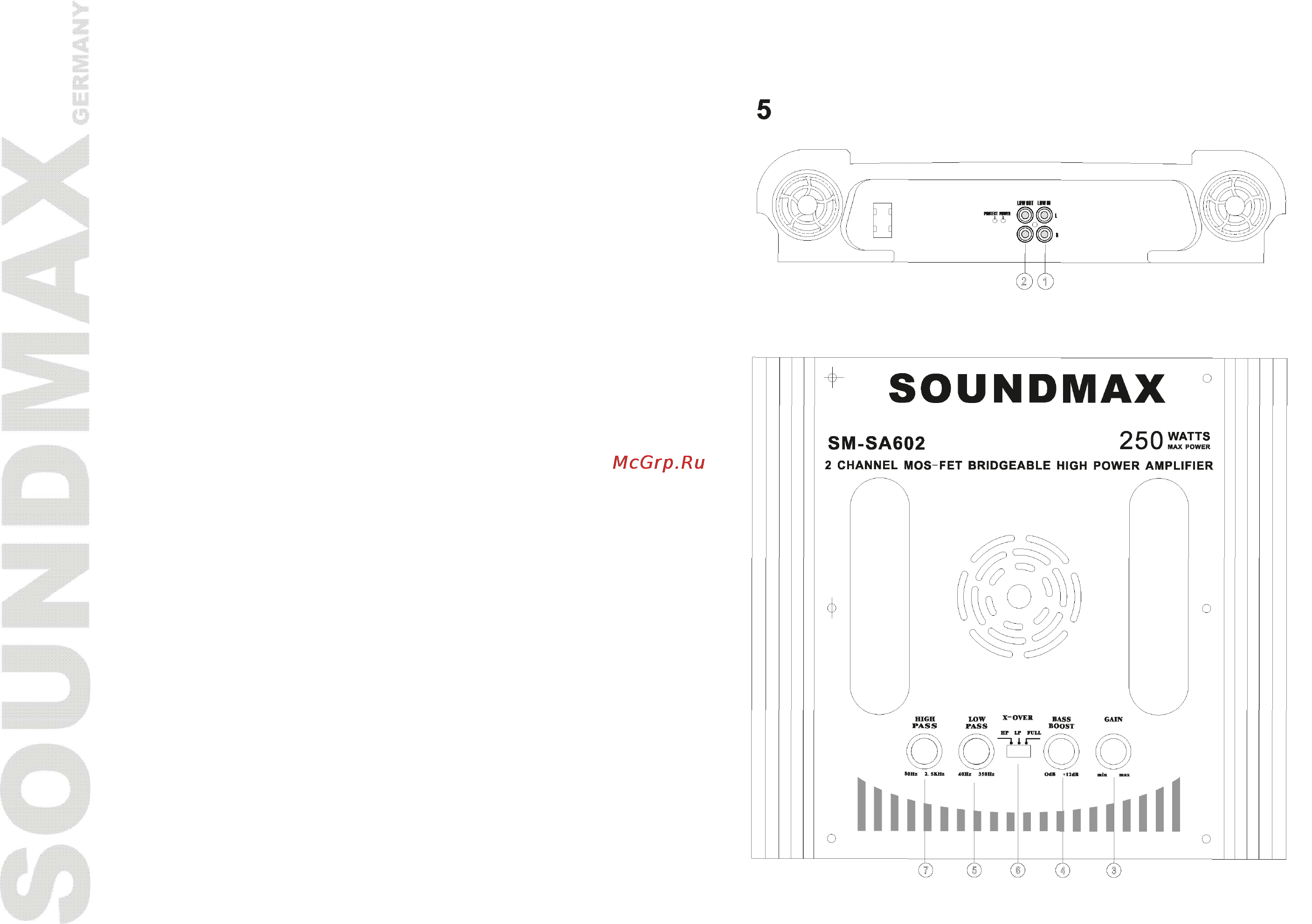 Soundmax SM-SA602 Инструкция по эксплуатации онлайн [12/27] 113682