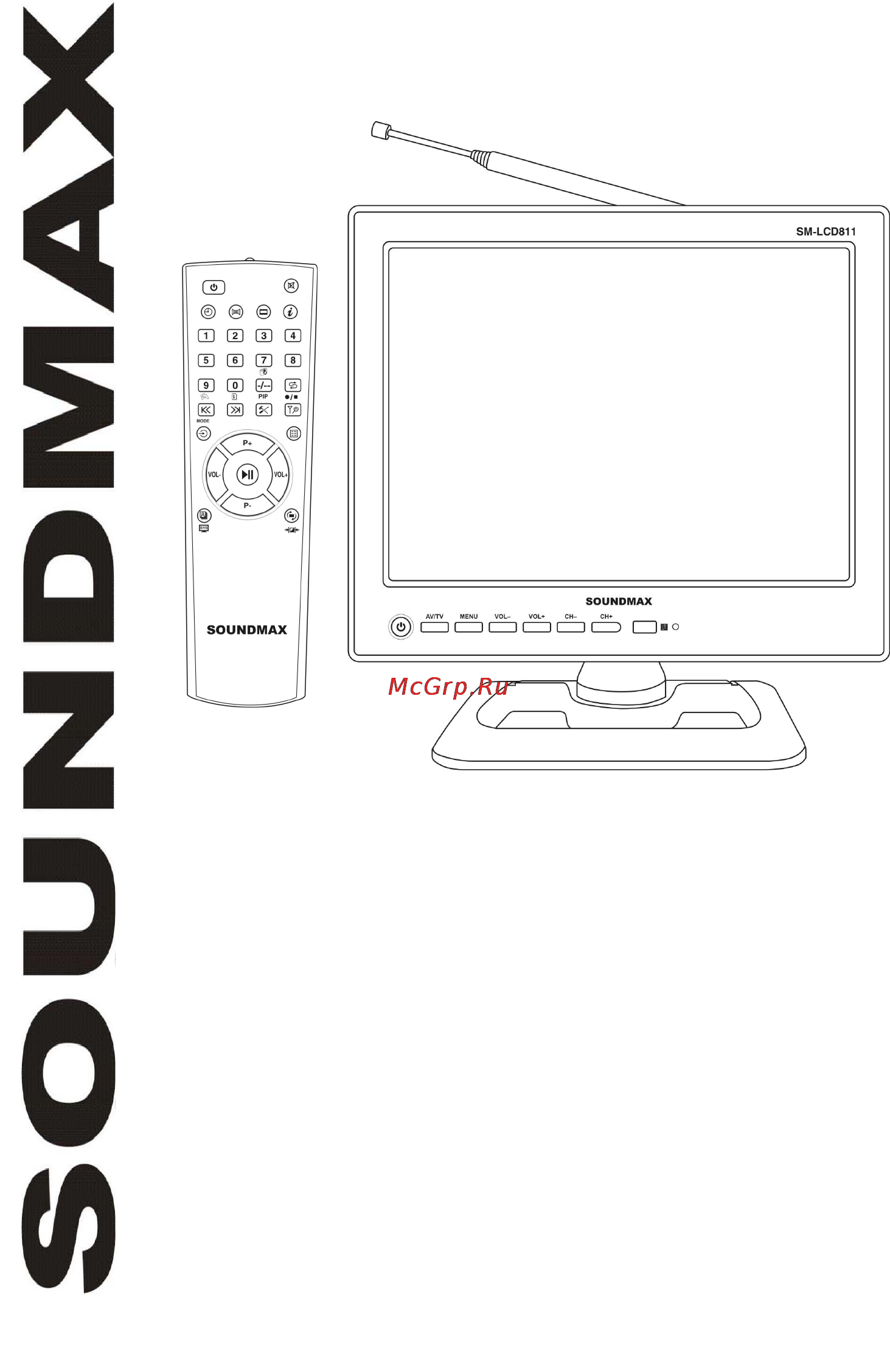 Soundmax SM-LCD811 Инструкция по эксплуатации онлайн