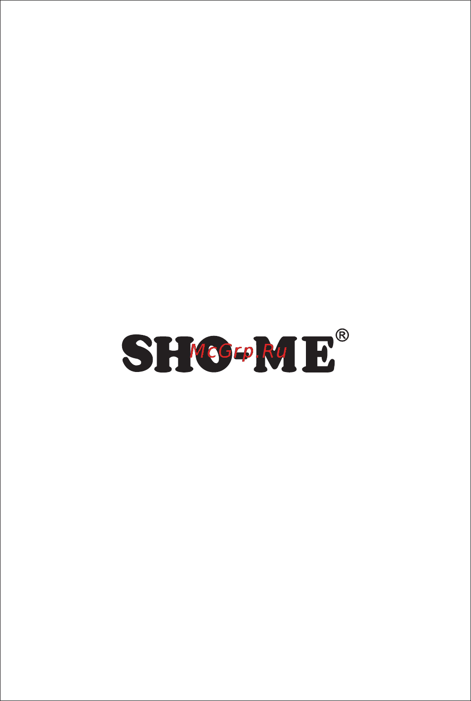 Sho-Me STR-525 [16/16] 쪽 16