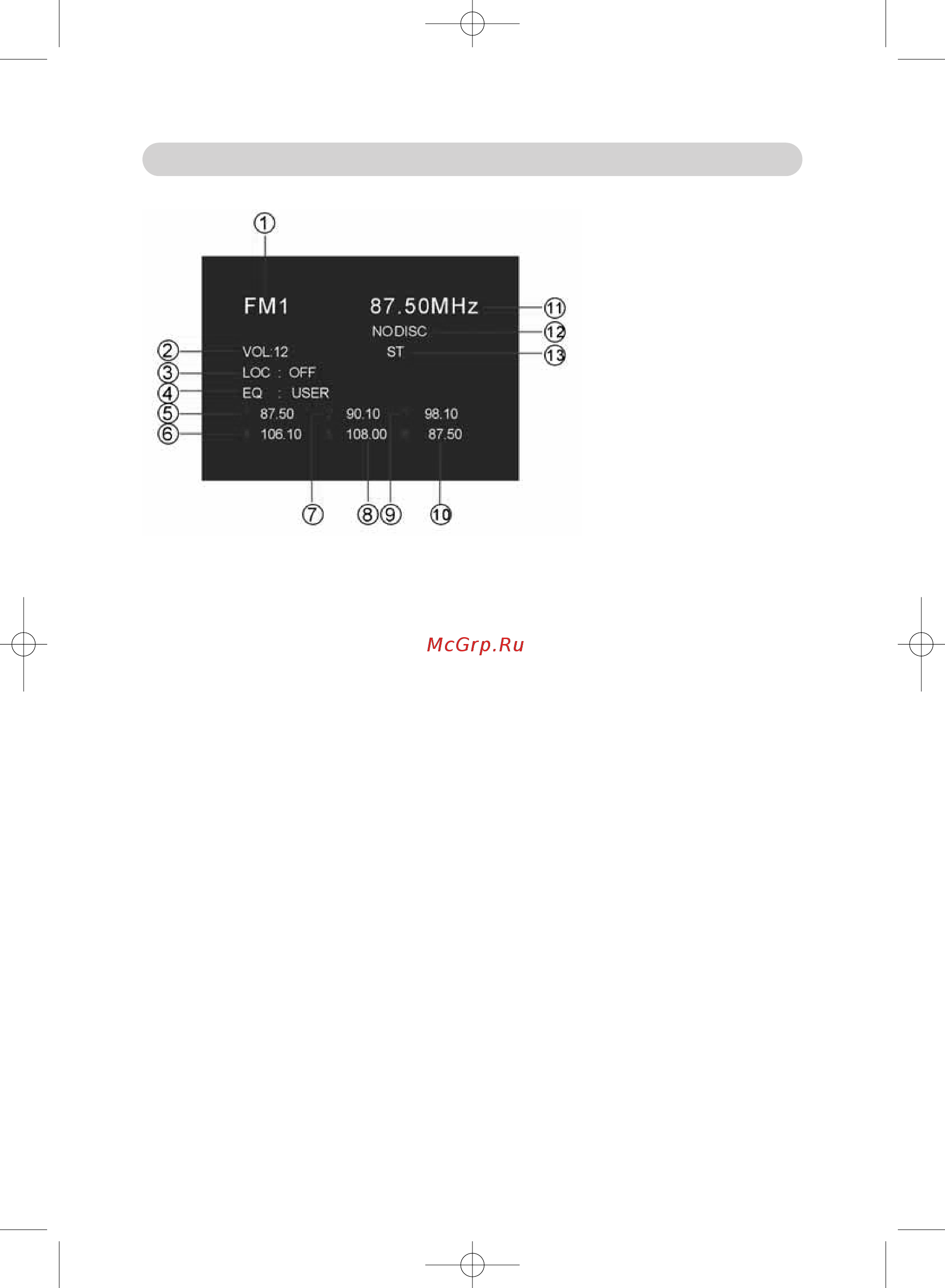 Nrg IDV-AV380U [19/30] Прослушивание радиопередач am fm диапазоны