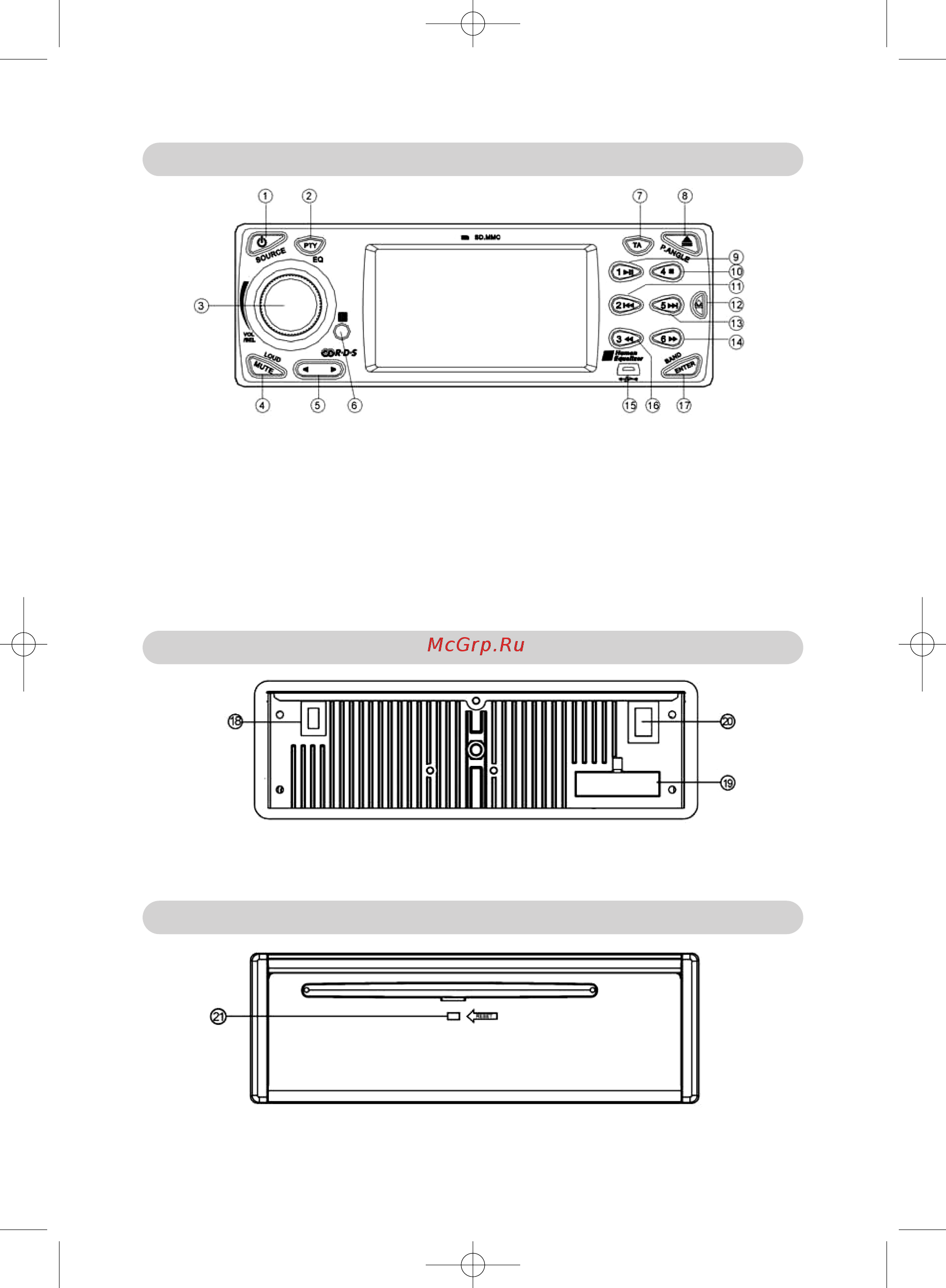 Nrg IDV-AV380U [6/30] Задняя панель