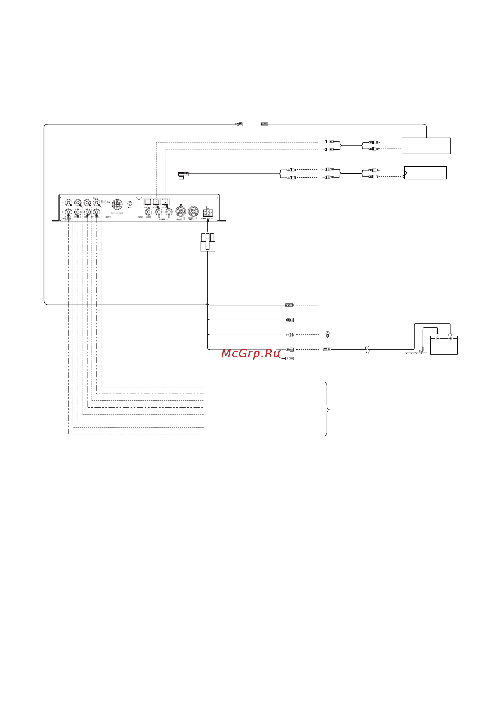 Alpine PXA-H701 MULTIMEDIA MANAGER [51/56] Усилитель мощности