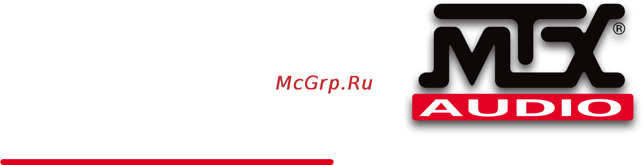 Mtx RT60.4 Инструкция по эксплуатации онлайн [17/44] 114167
