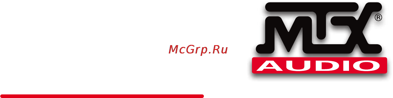 Mtx RT1000.1D Инструкция по эксплуатации онлайн [41/48] 114175