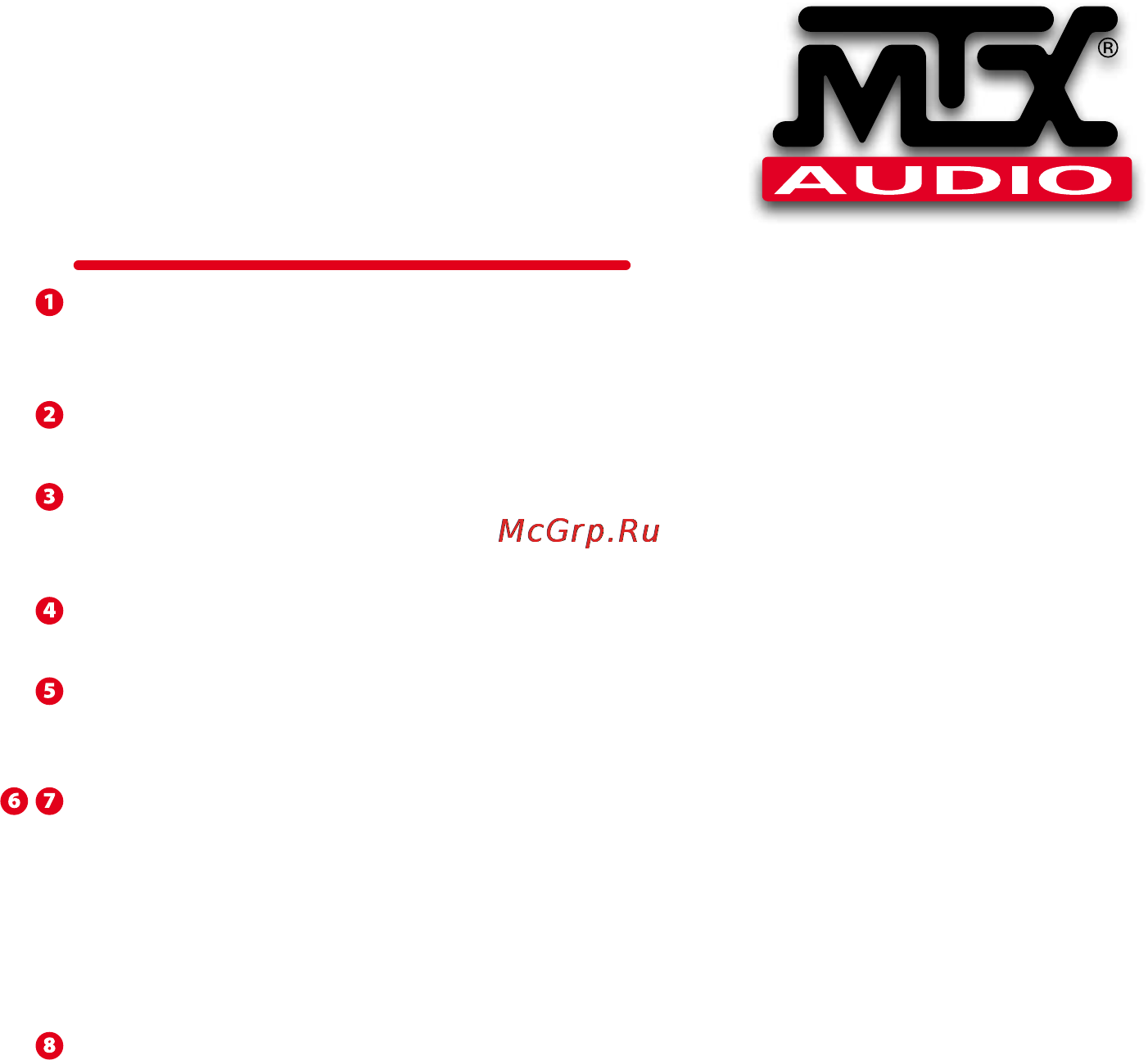 Mtx RT30.4M Инструкция по эксплуатации онлайн [3/24] 114177