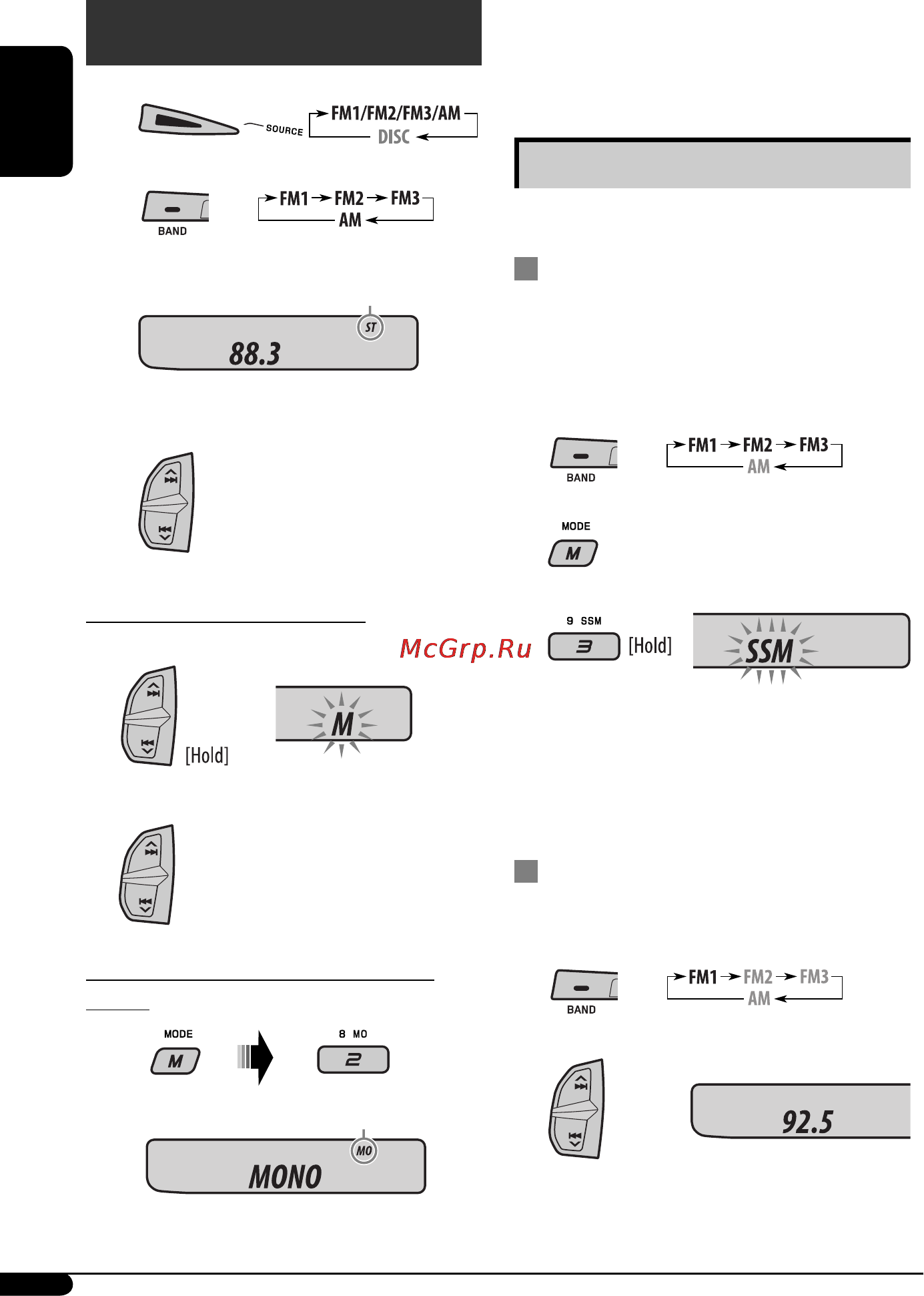 JVC KD-G337 [6/56] Manual presetting