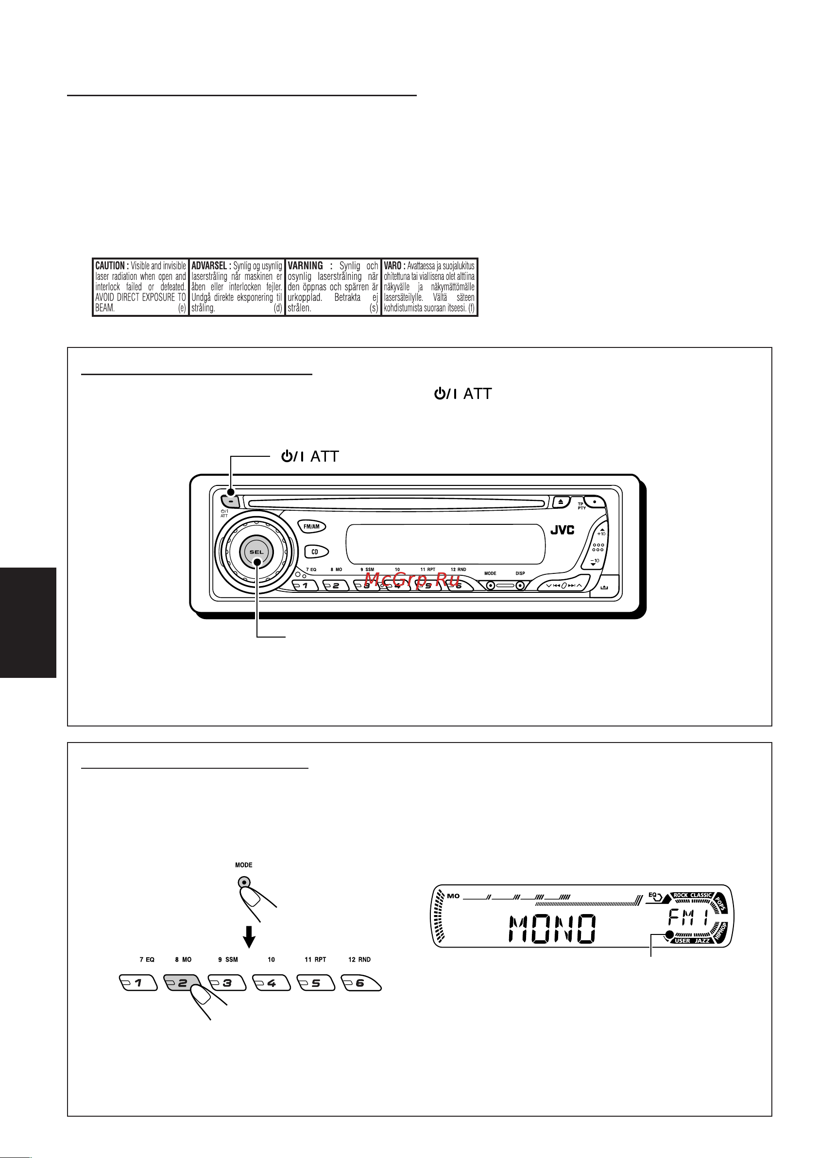 JVC KD-G401 [2/155] Cómo reposicionar su unidad