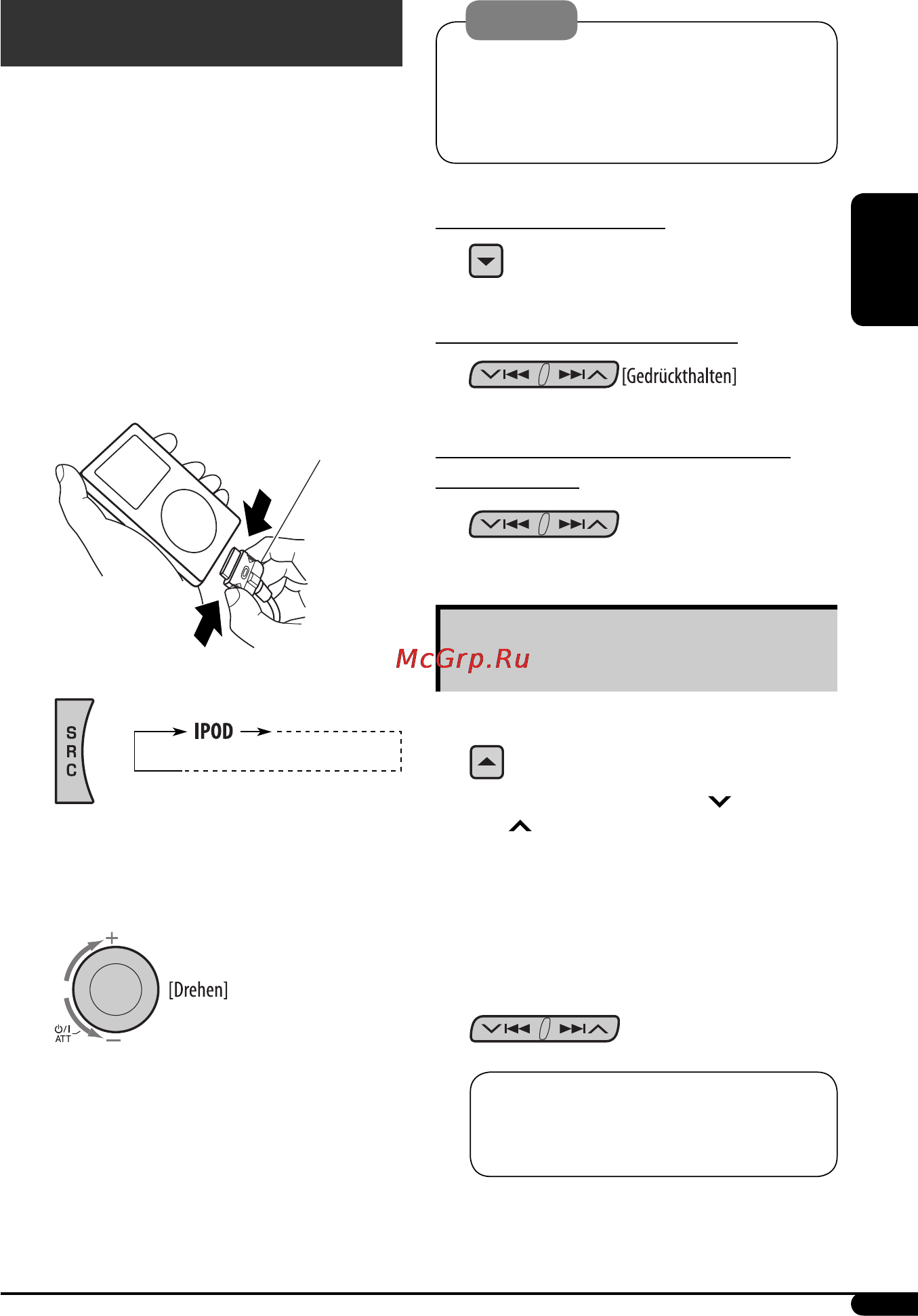 JVC KD-PDR51 [37/74] Ipod bedienverfahren