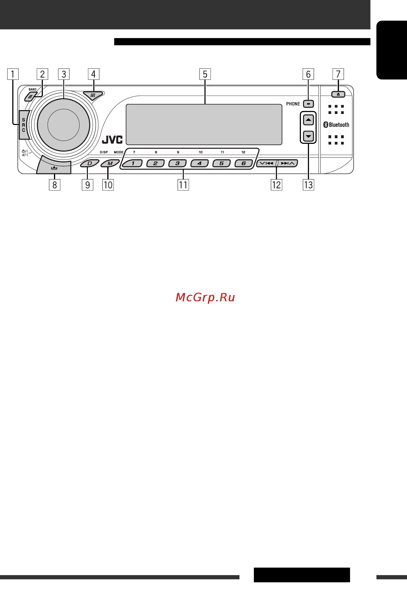 JVC KD-BT1 [7/153] English