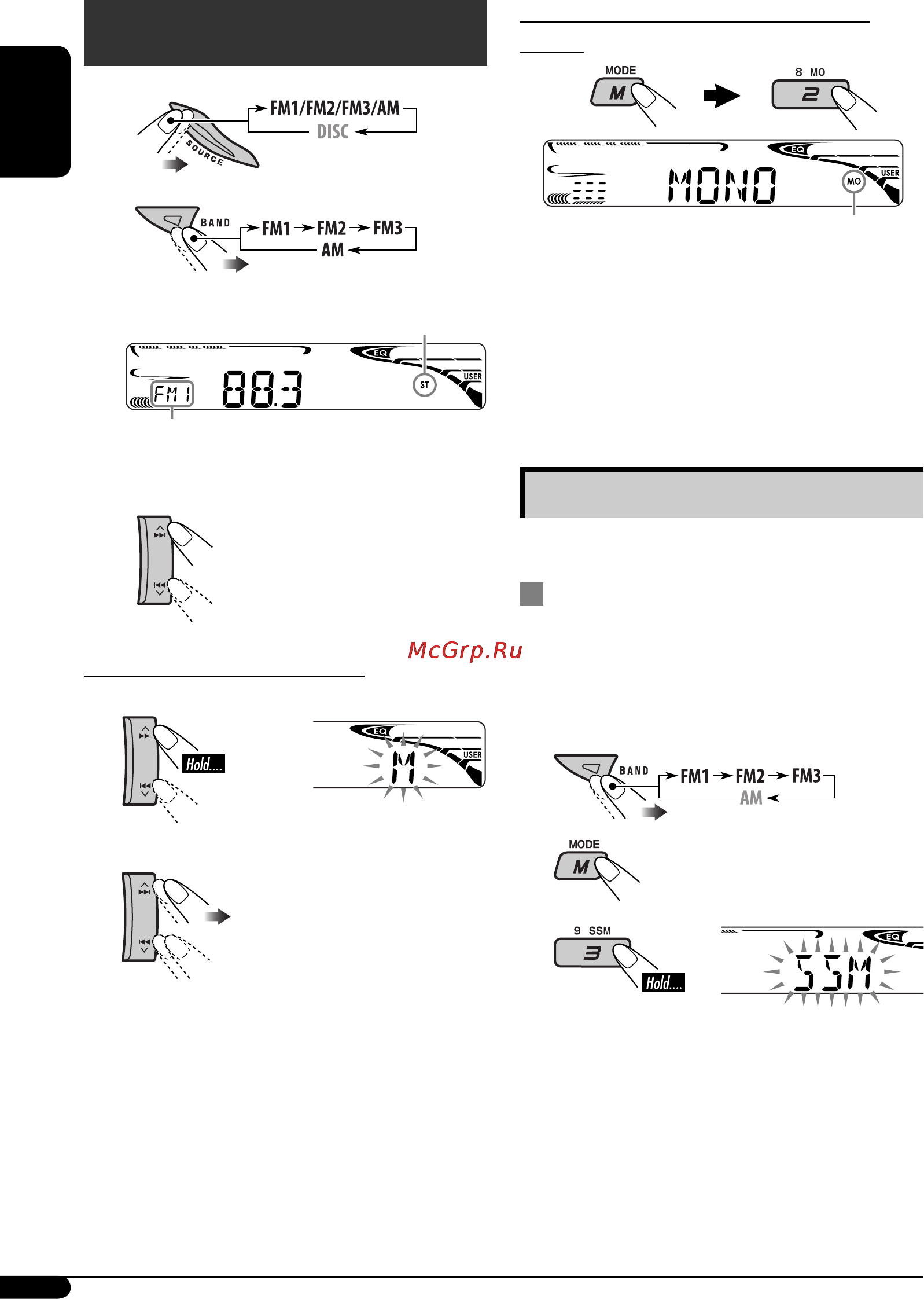 JVC KD-G227 [6/34] Radio operations