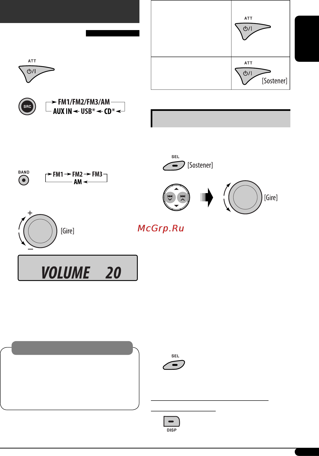 JVC KD-G441 [5/99] Procedimientos iniciales