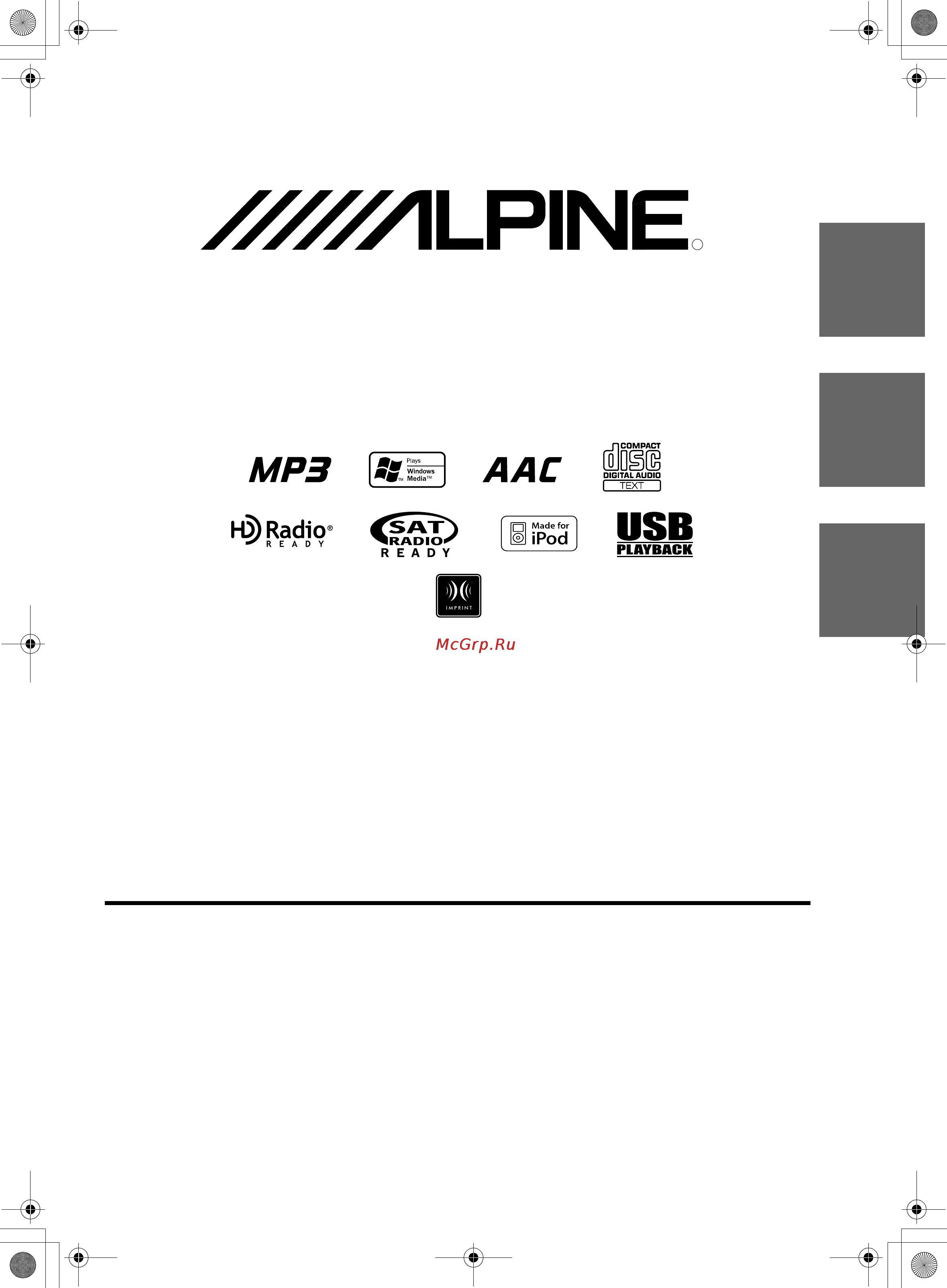 Alpine CDA-9886M Инструкция по эксплуатации онлайн