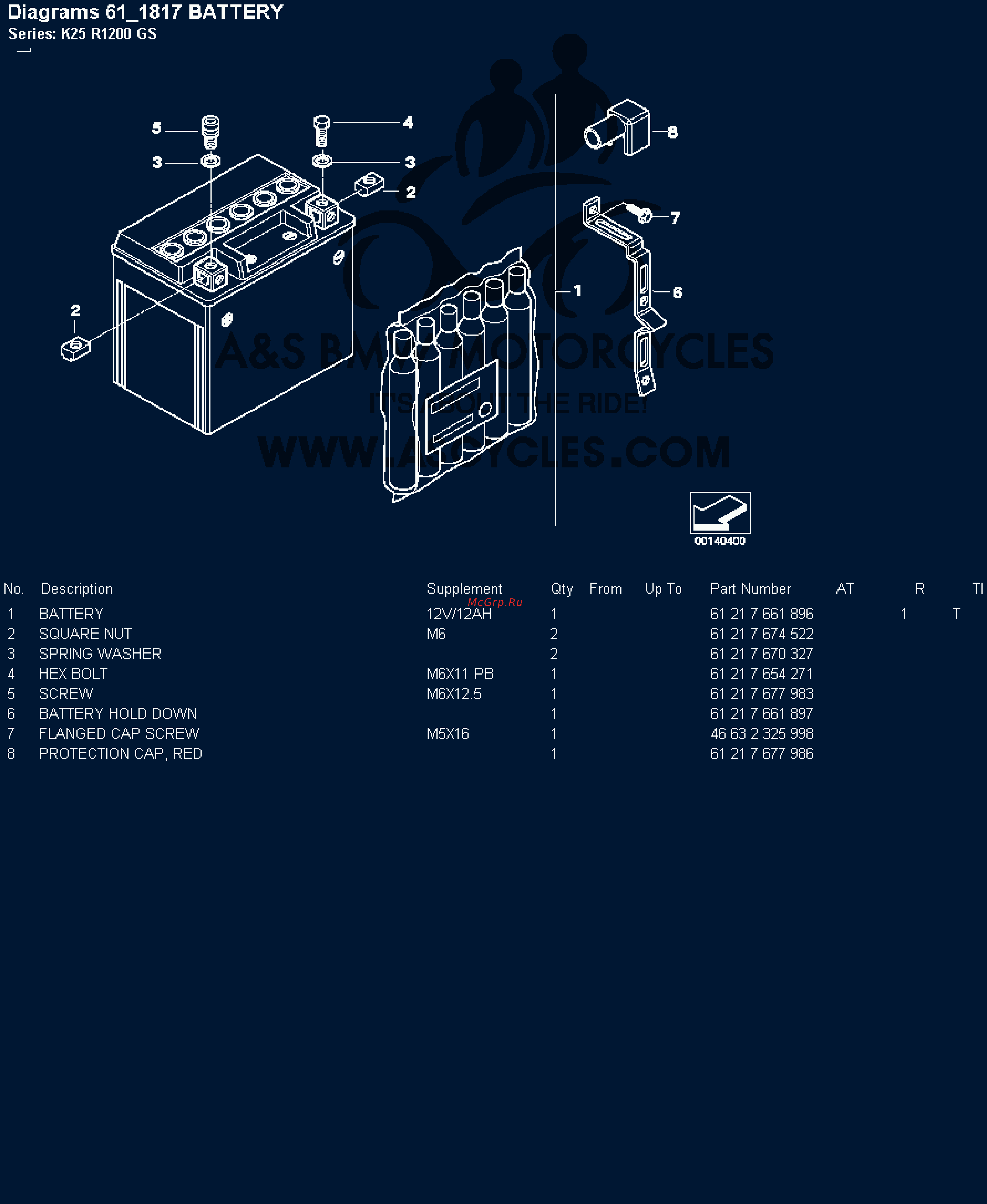 BMW 1200GS [126/142] Diagrams 61_1817 battery