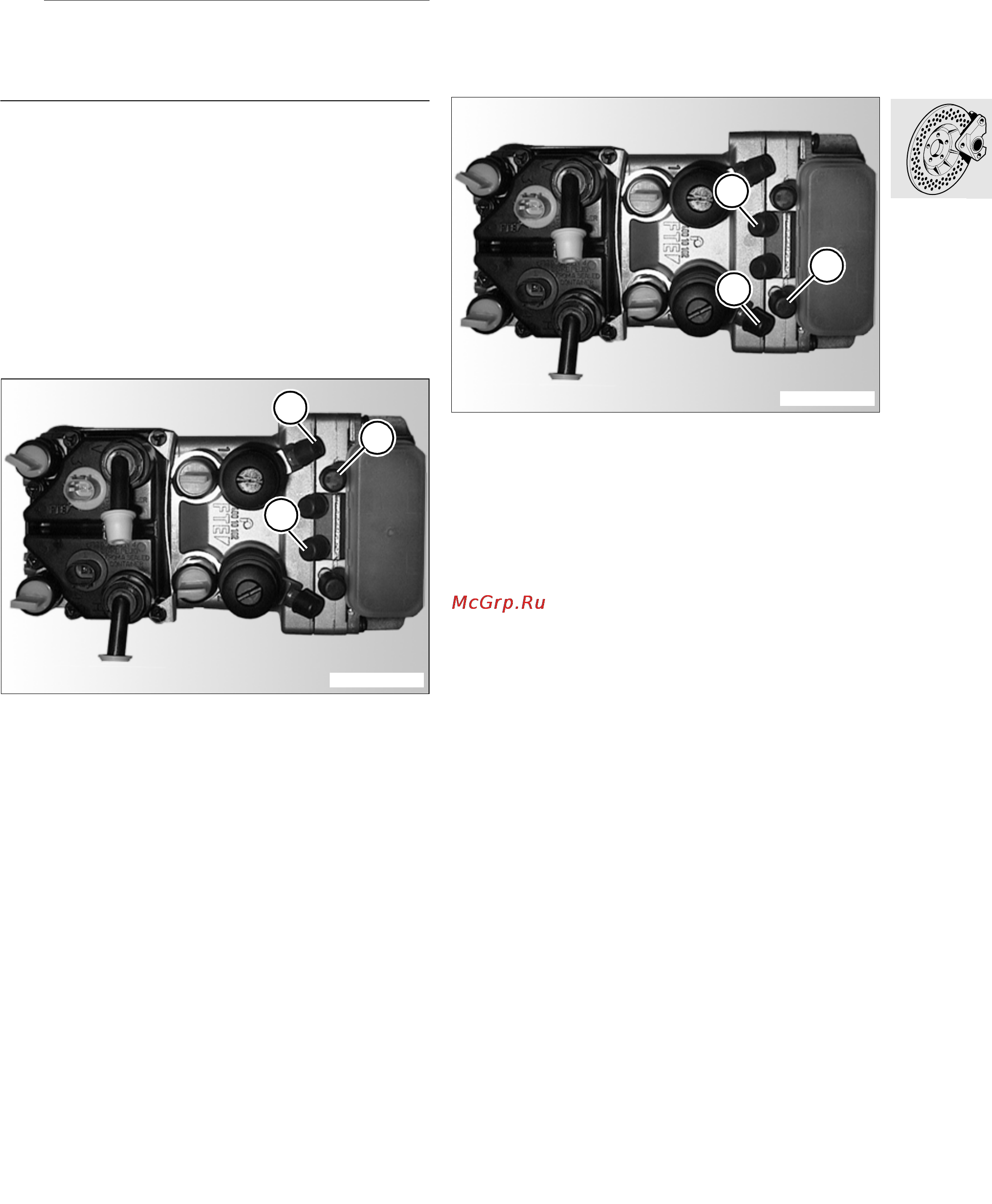 BMW R1150R ABS (2001) [82/95] Bleeding control circuits
