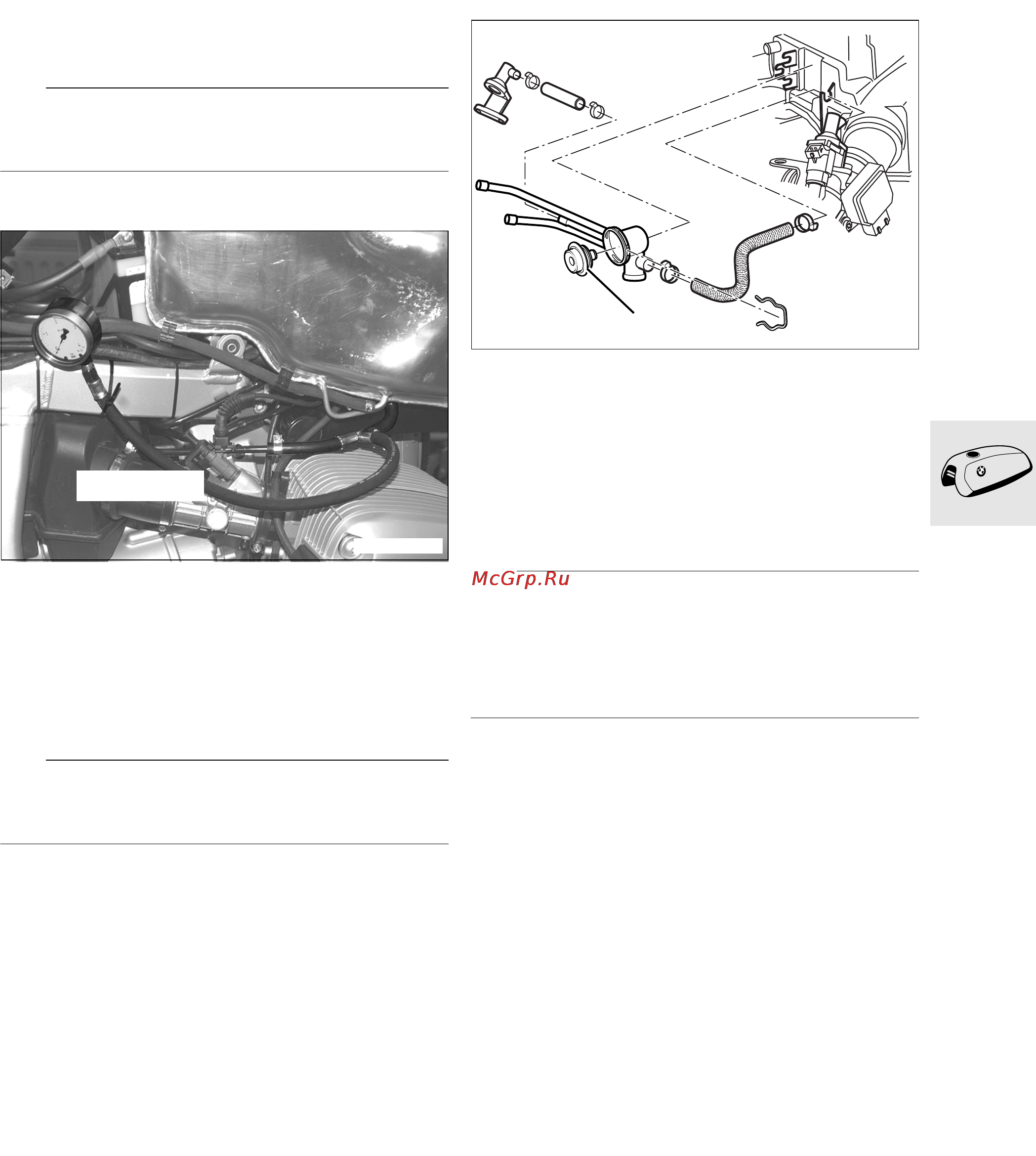 BMW R1100S (1999) [135/302] Removing and installing fuel pump and fuel level s