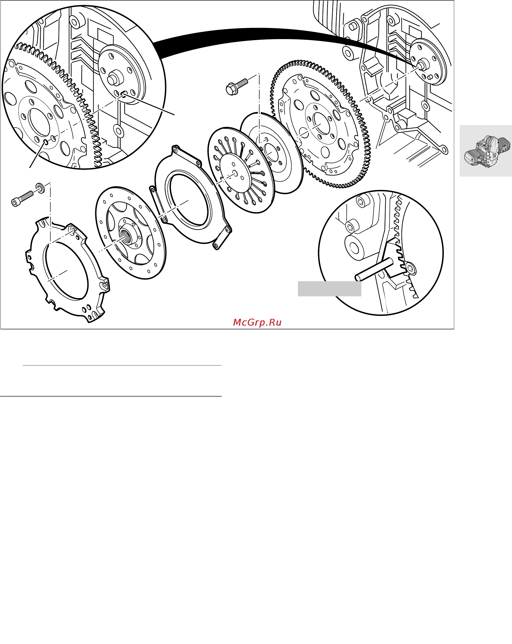 BMW R1100S (1999) [95/302] Installing clutch housing