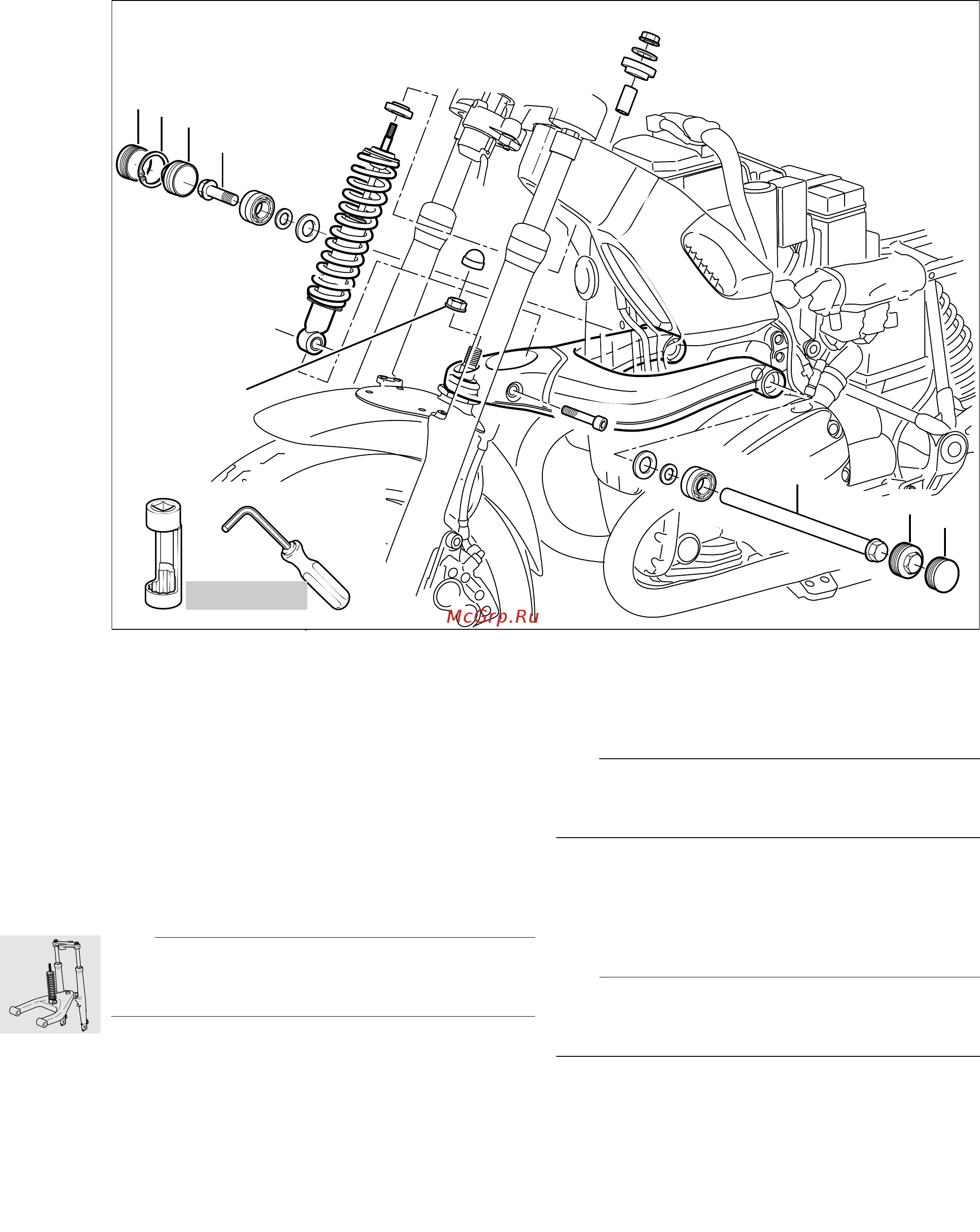 BMW R850C (1999) [178/288] Removing and installing leading link