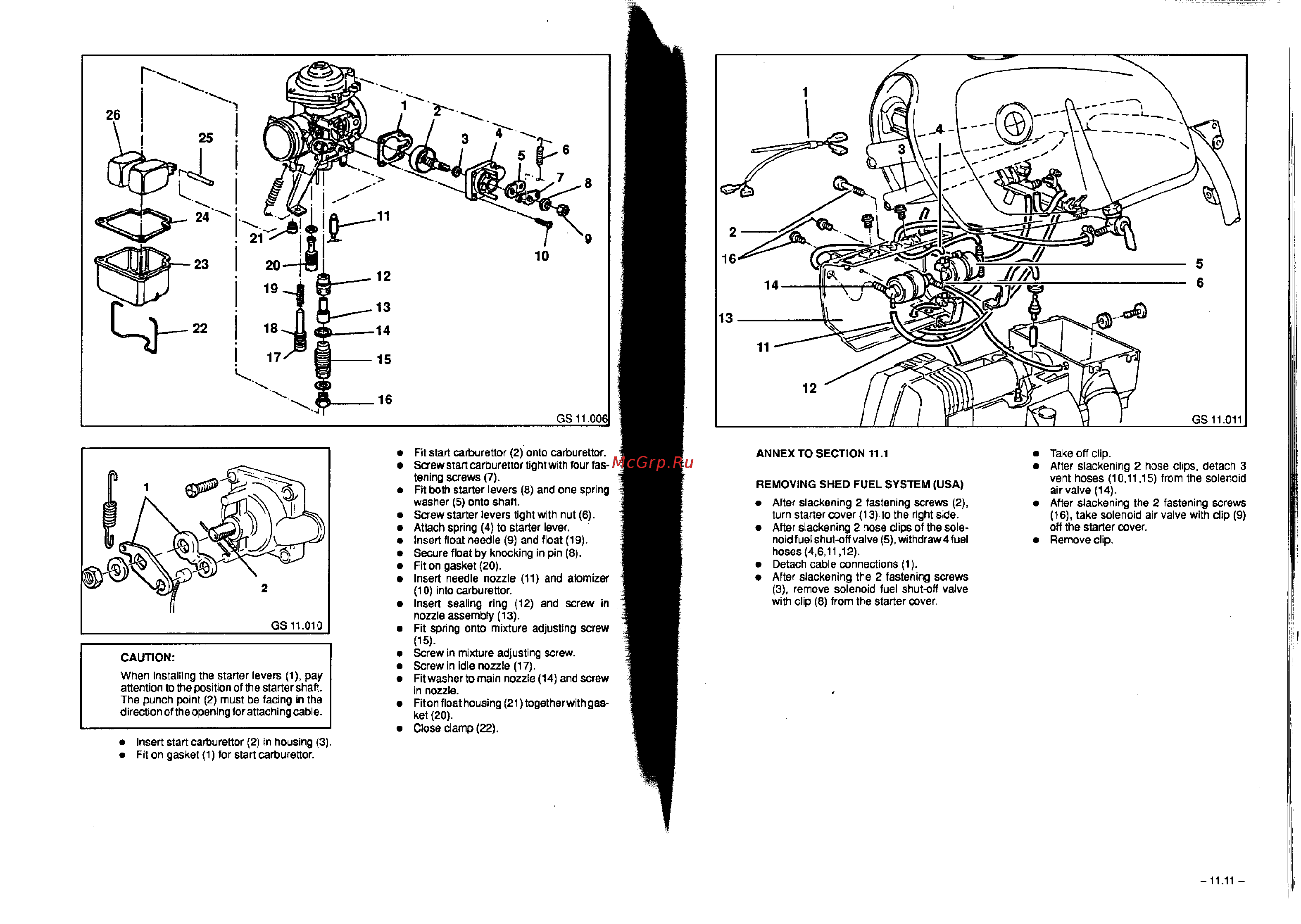 BMW R100R [132/168] Annex to section 11