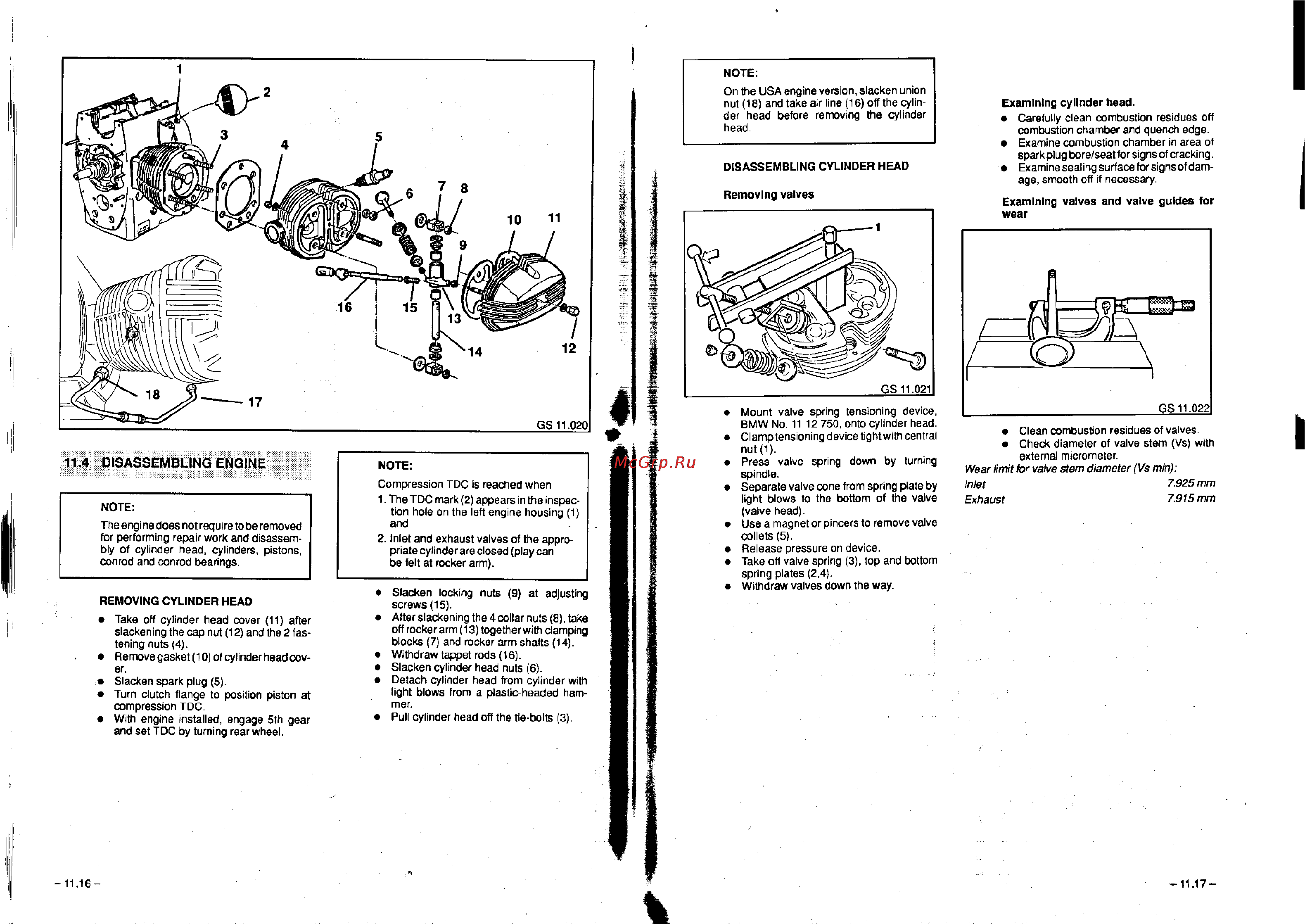 BMW R100R [135/168] Disassembling engine
