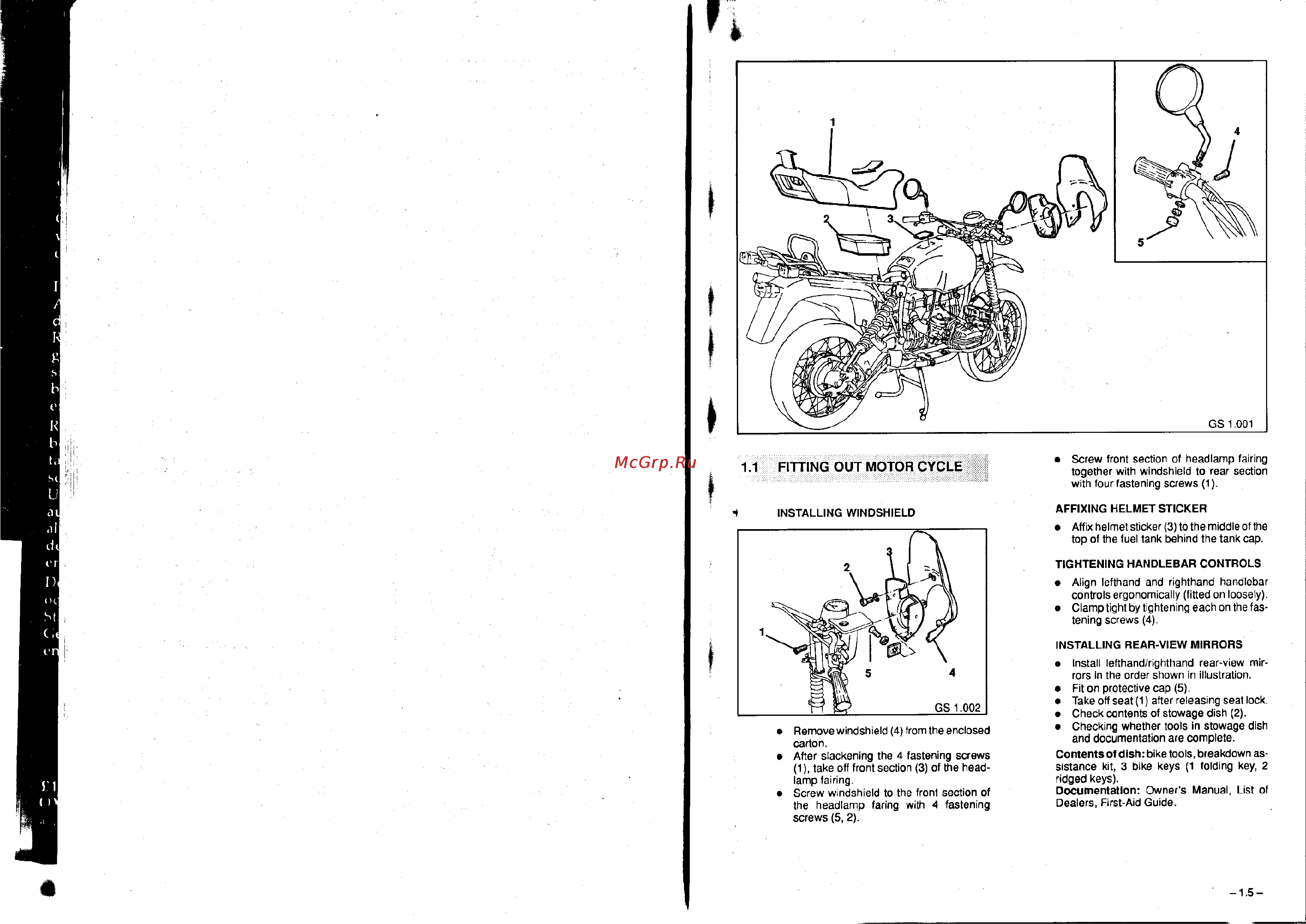 BMW R100R [7/168] Fitting out motor cycle