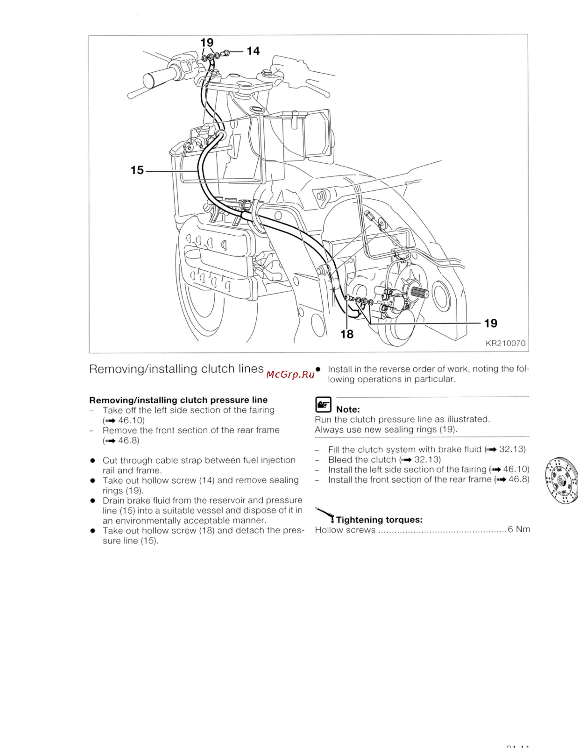 BMW K1200RS Инструкция по эксплуатации онлайн [169/385] 114459