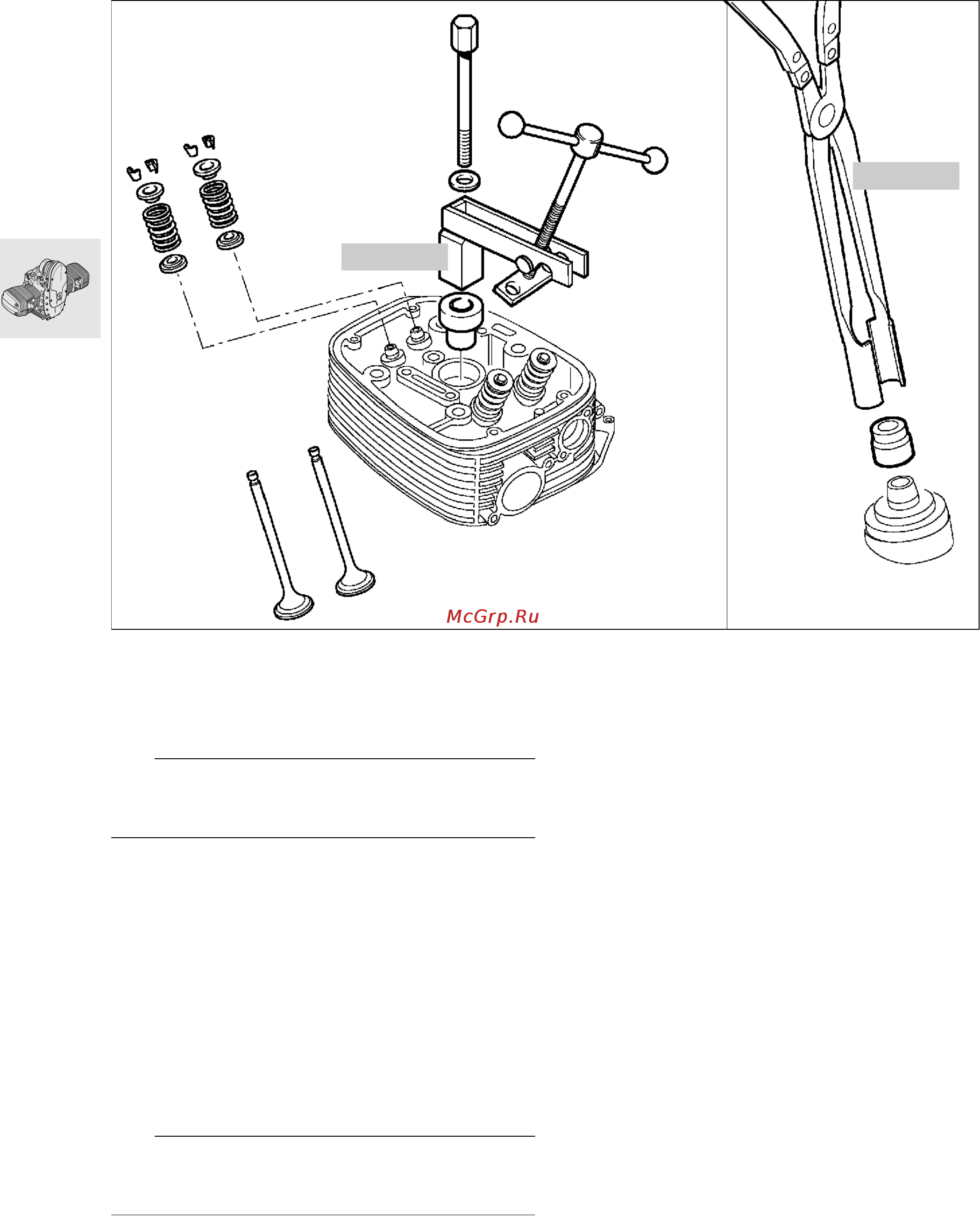 BMW R850 1100R (2000) [112/464] Dismantling checking repairing and re assembling cylinder head