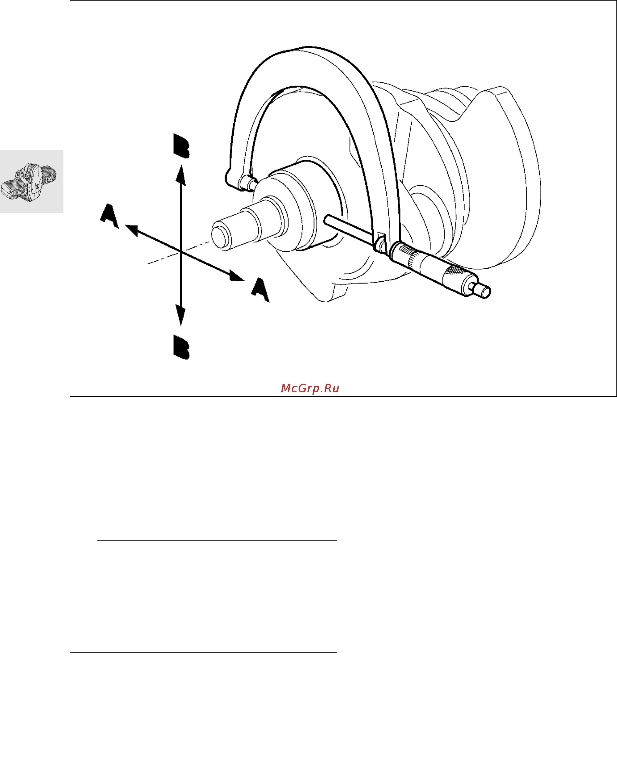 BMW K1100RT (2000) [128/464] Measuring main and big end bearing play