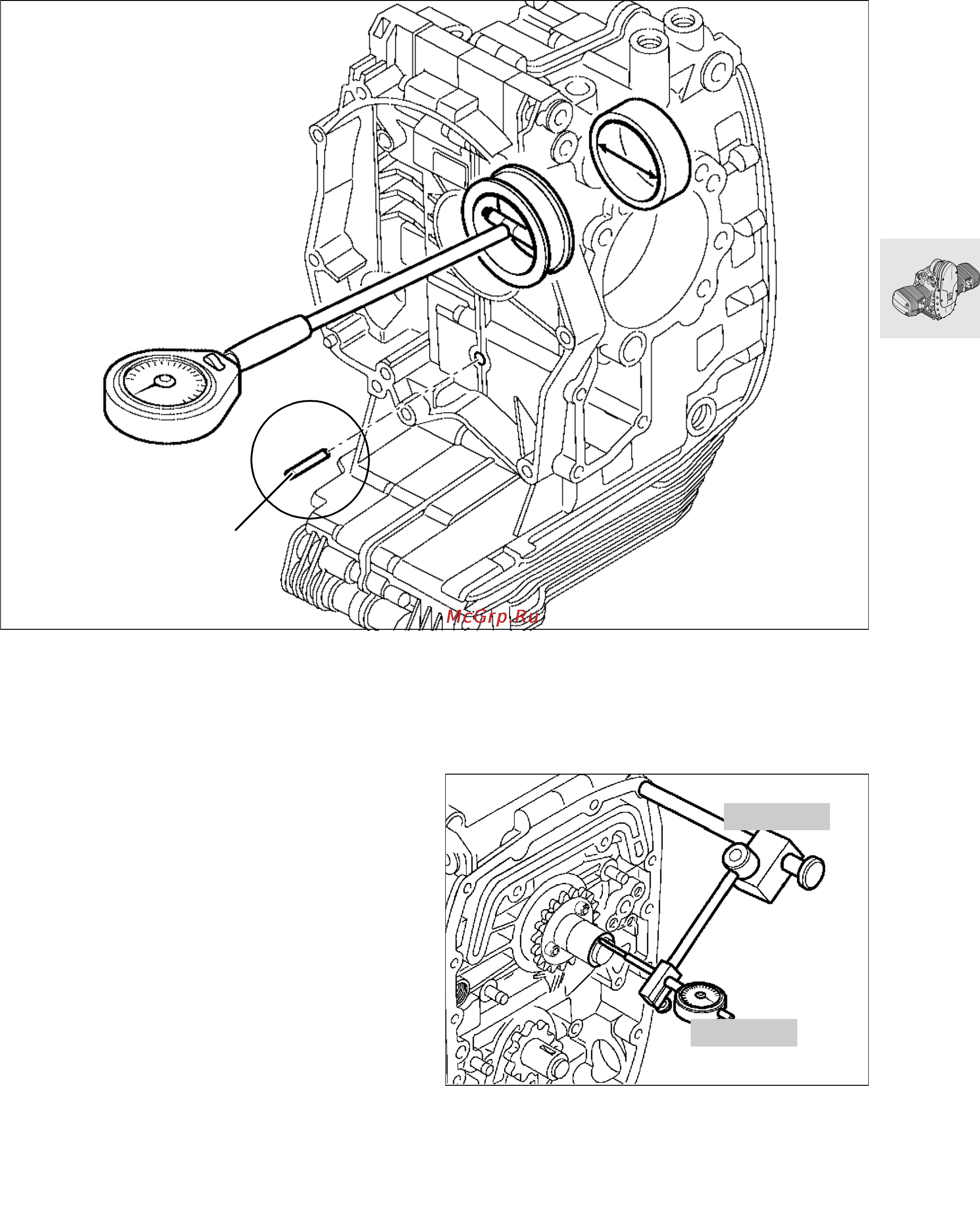 BMW R850 1100GS (2000) [129/464] Install main bearings