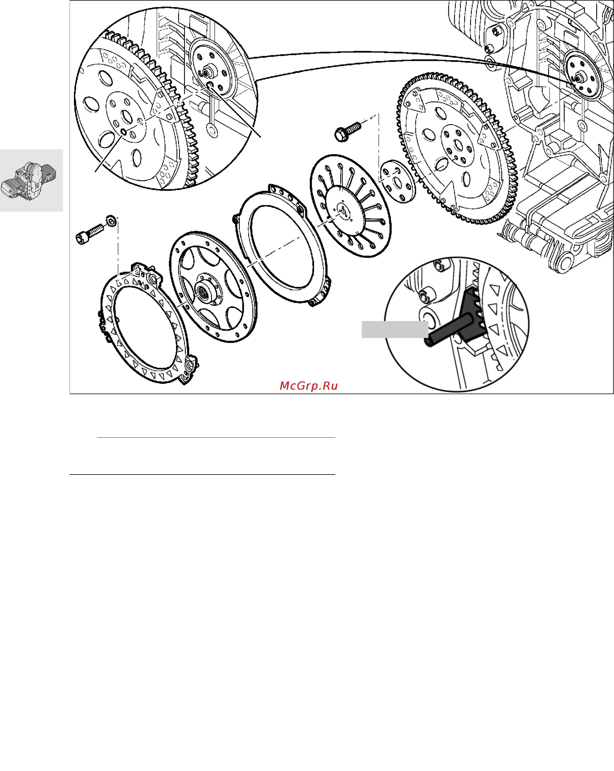 BMW R850 1100GS (2000) [136/464] Installing clutch housing