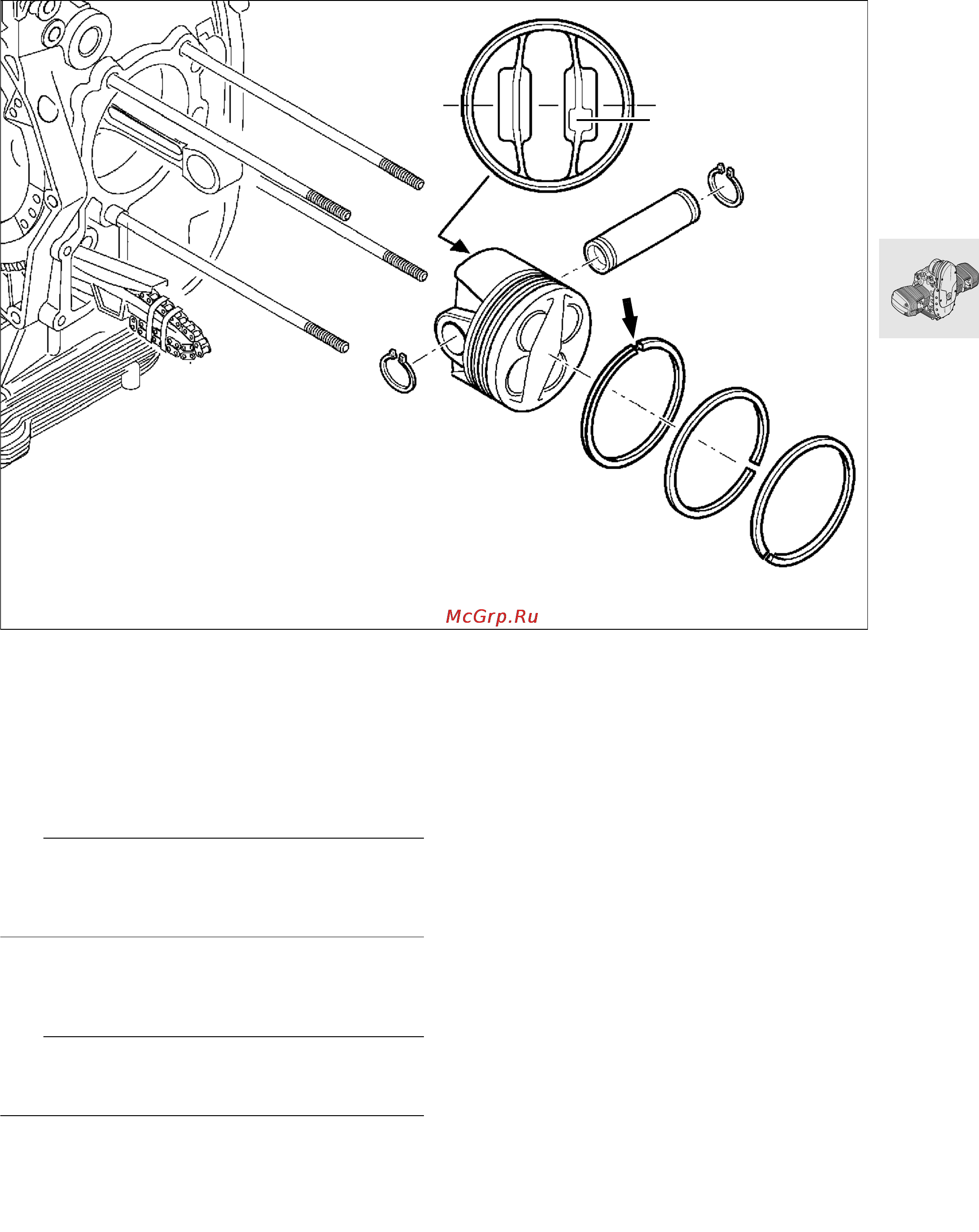 BMW R850 1100GS (2000) [139/464] Installing pistons