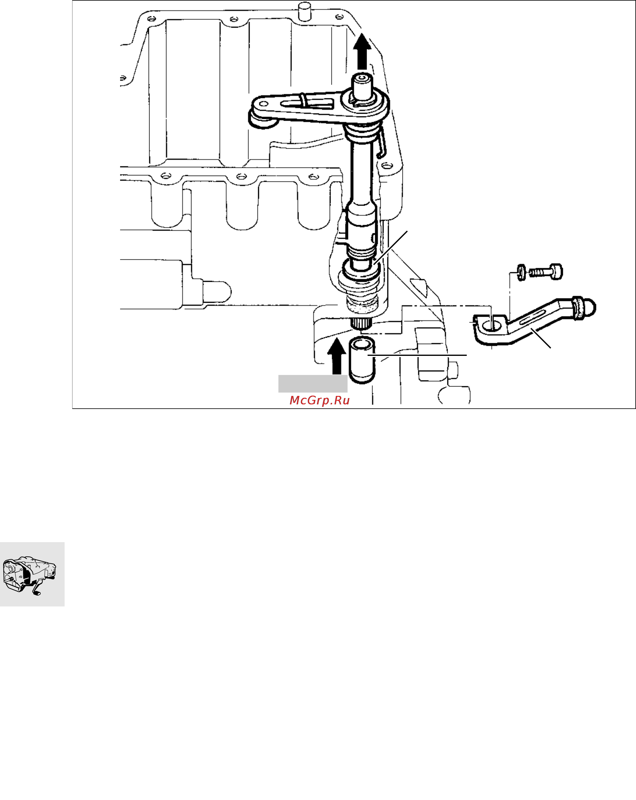 BMW R850 1100GS (2000) [214/464] Removing dismantling reassembling selector shaft